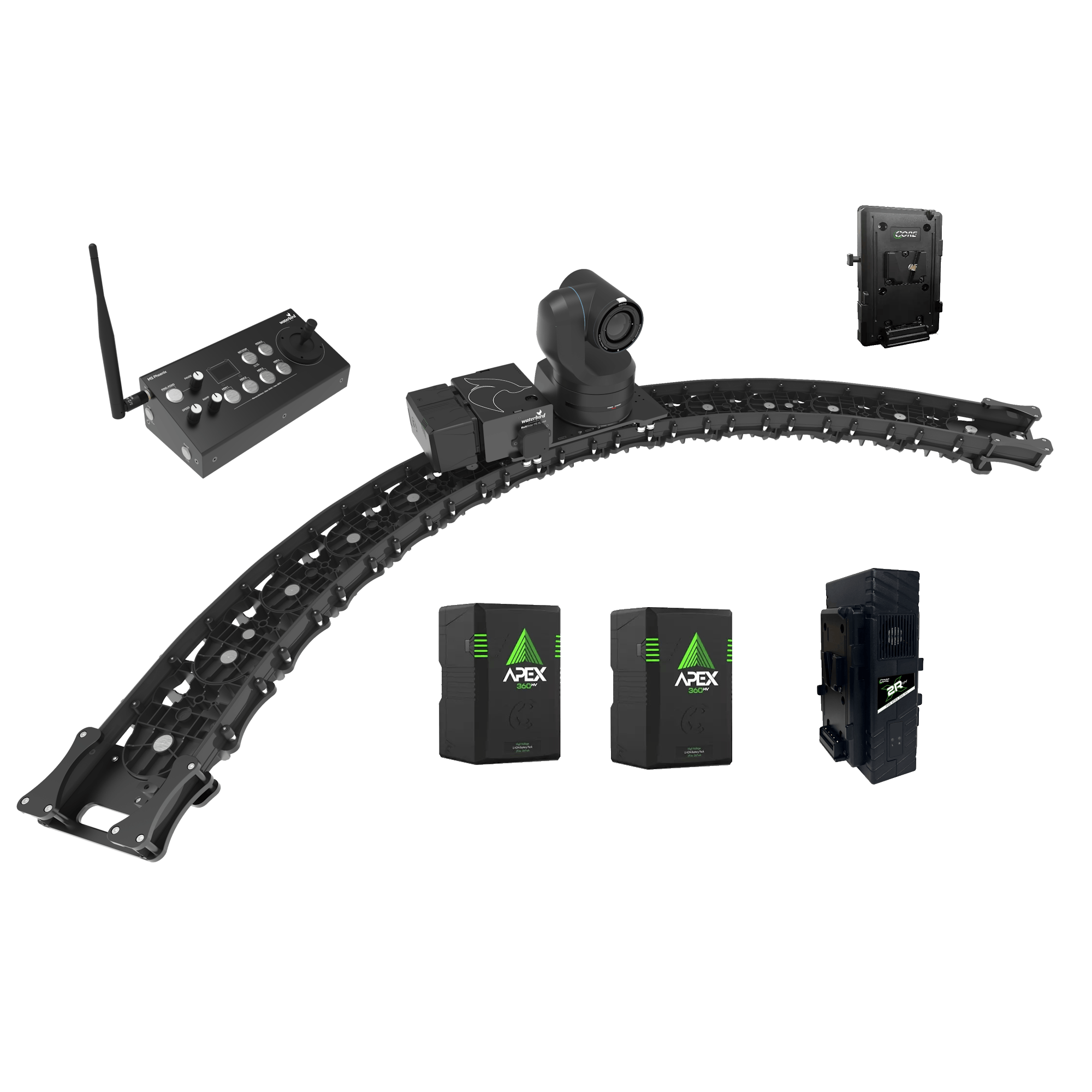 Waterbird MS XL mkII.2 200 slider motorisé bundle wireless