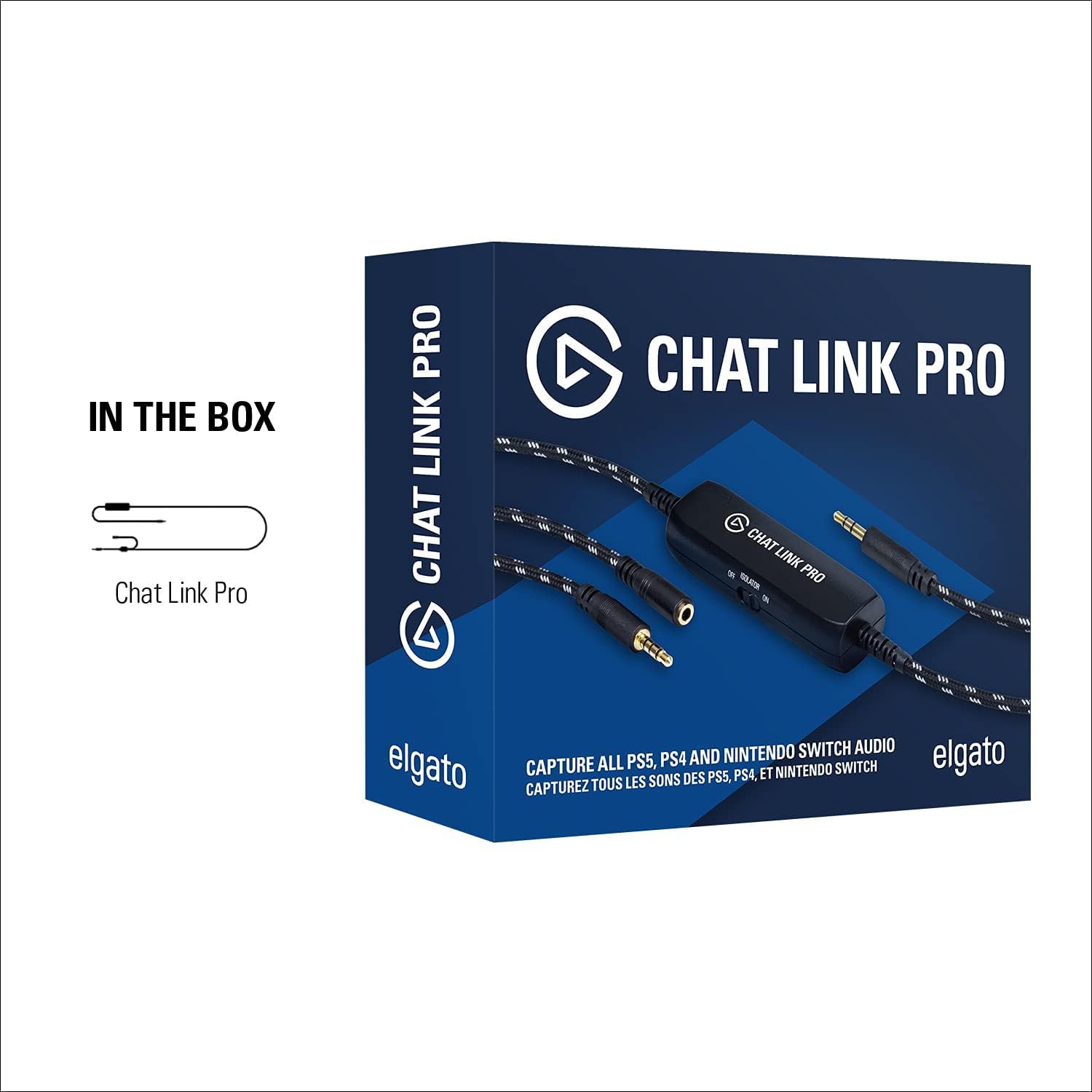 Elgato Chat Link Pro adaptateur audio PS5 PS4 Switch