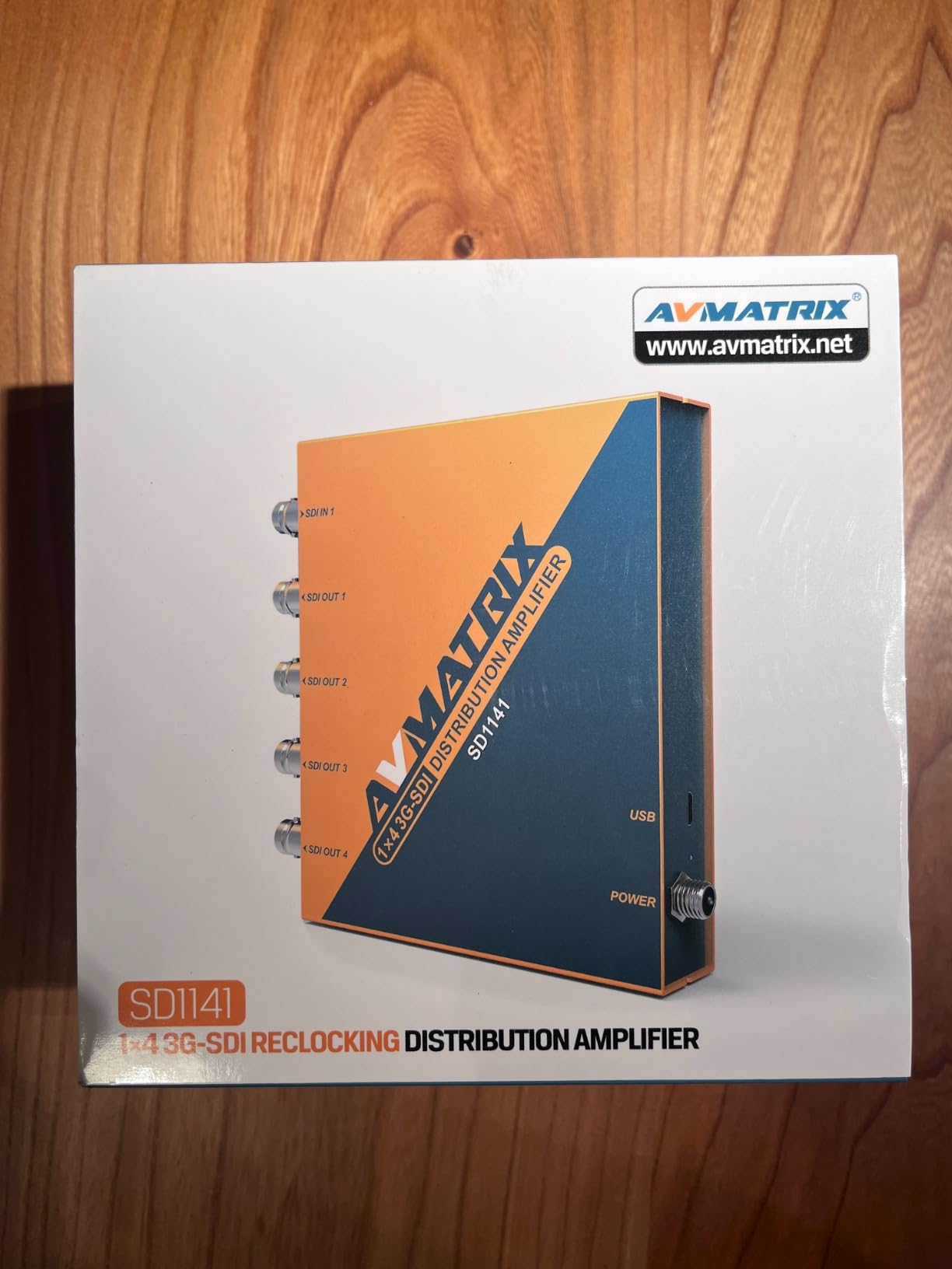 AvMatrix SD1141 Répartiteur SDI 1x4 1080p reclocking
