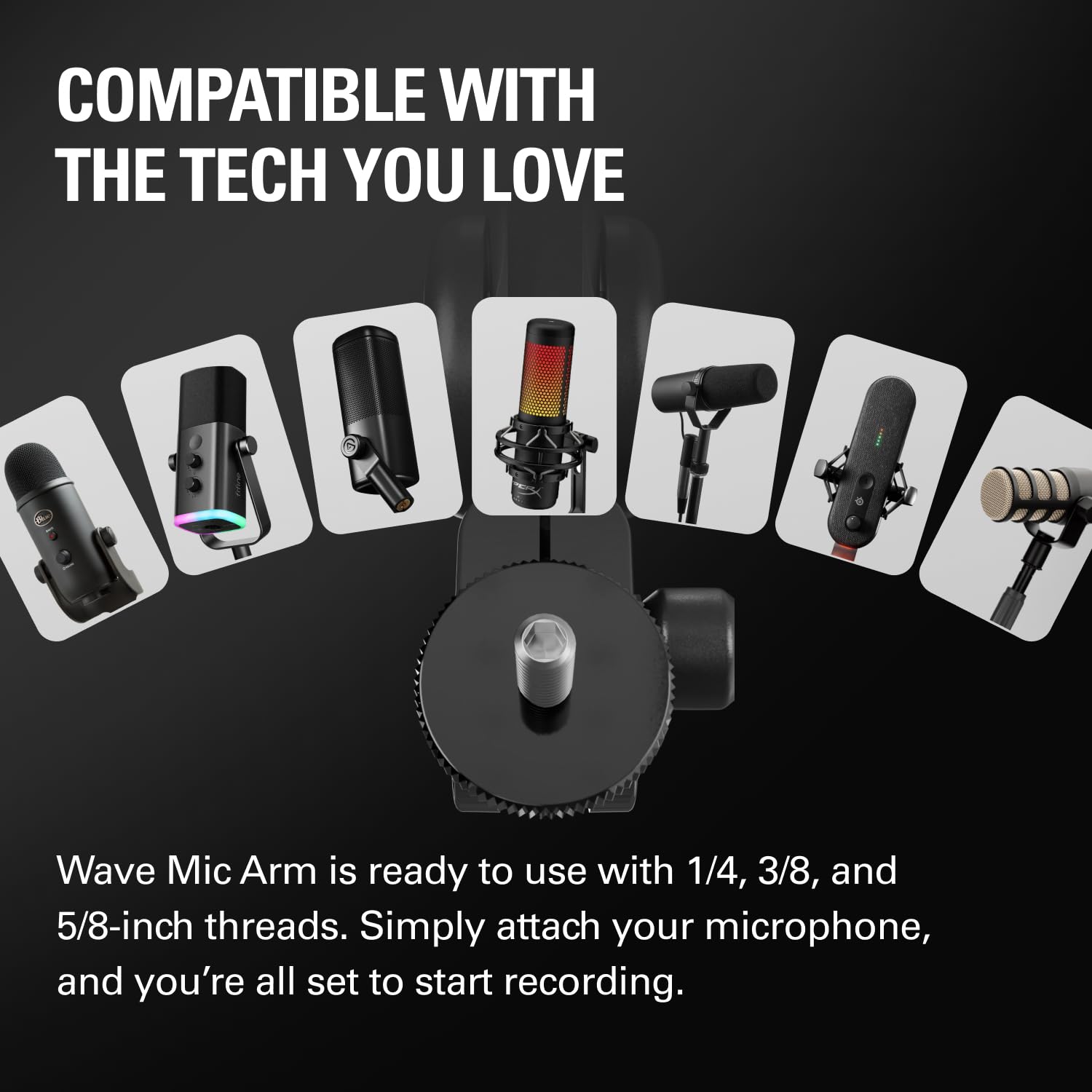 Elgato Wave Mic Arm MK.2 bras micro studio métal