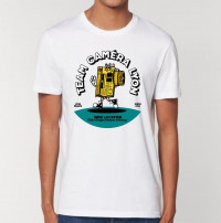 Regular Kolor T-Shirt Team Caméra t-shirt coton noir S M L