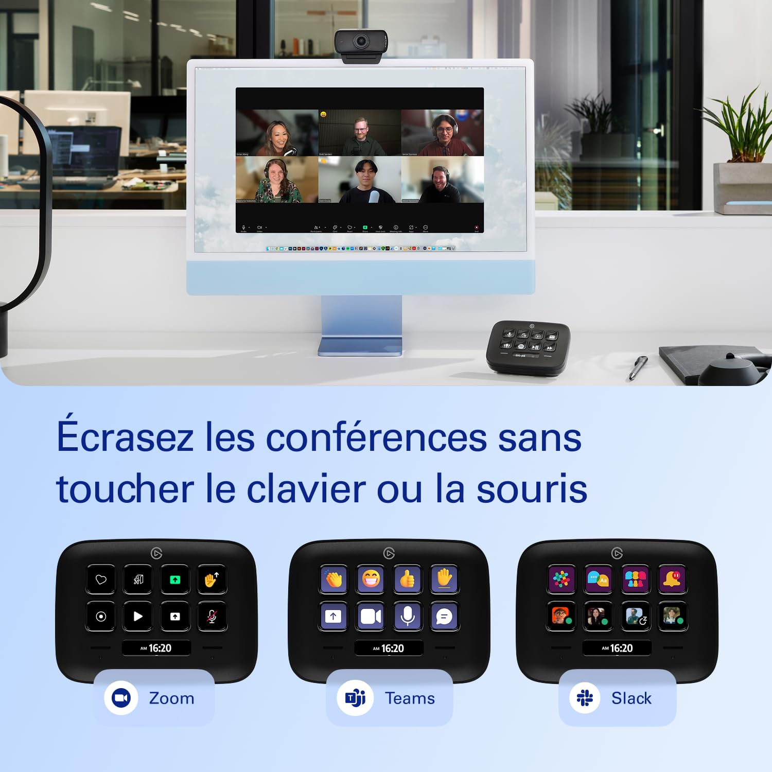 Elgato Stream Deck Neo Contrôleur 8 Touches LCD Noir
