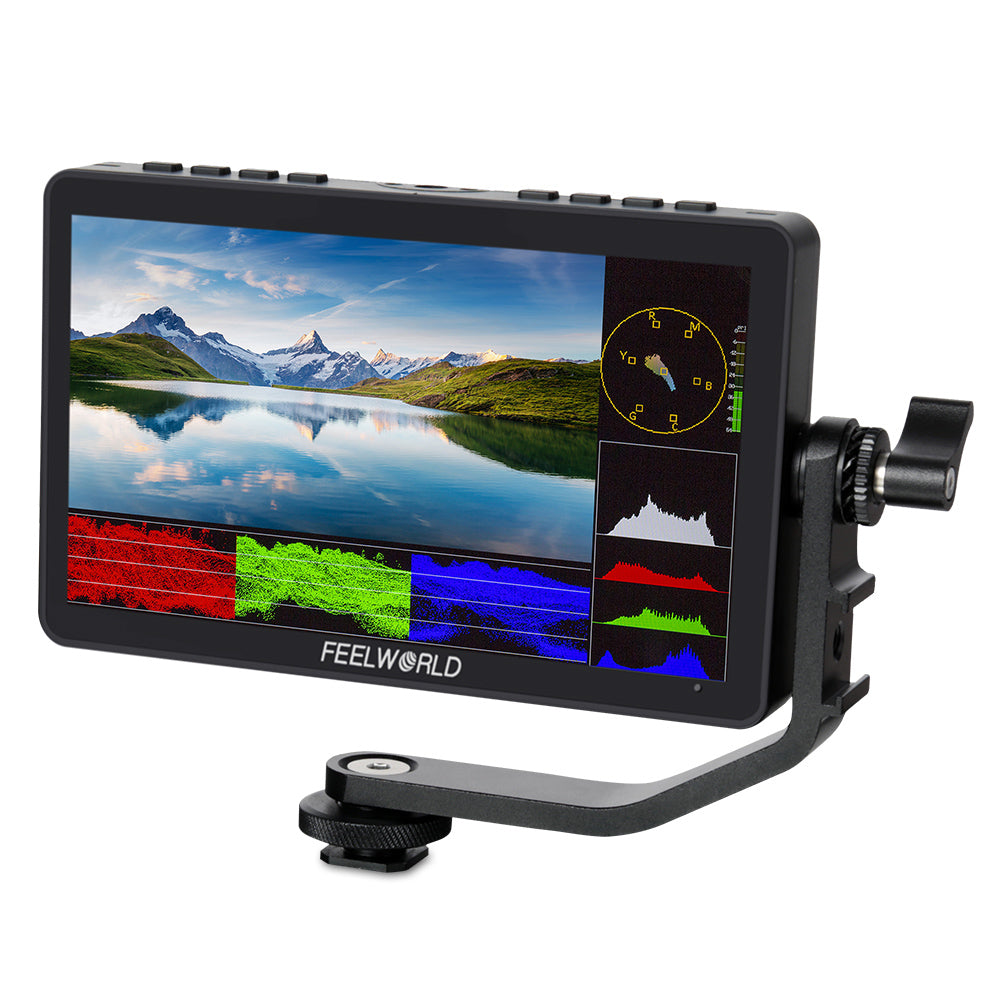 FeelWorld F5 PRO V4 moniteur terrain 6 pouces tactile + batterie F750