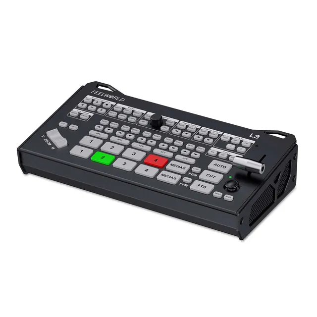 FeelWorld L3 mélangeur vidéo 4xHDMI + UVC switcher streaming