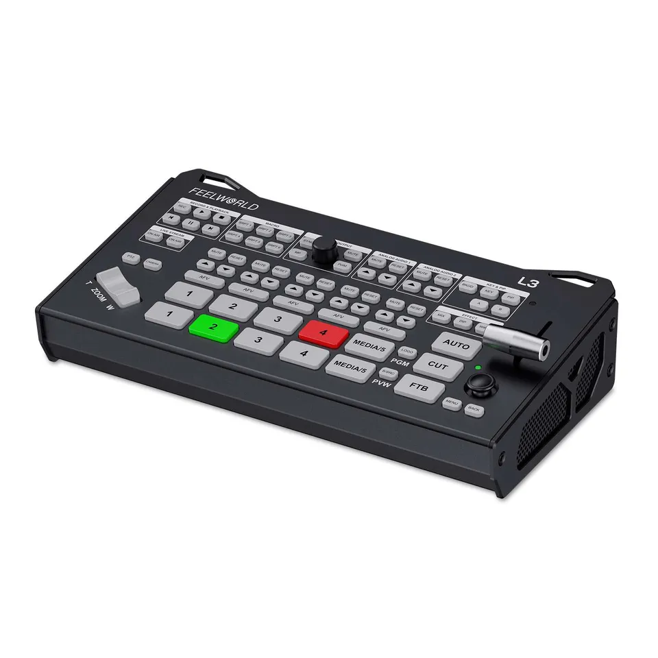 FeelWorld L3 mélangeur vidéo 4xHDMI + UVC switcher streaming