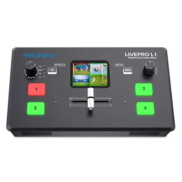 FeelWorld LIVEPRO L1 V1 mélangeur vidéo 4 HDMI USB direct