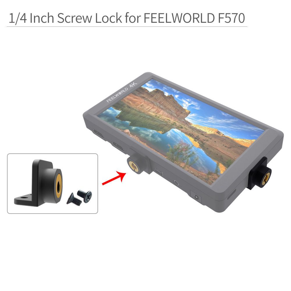 FeelWorld fixation 1/4" rig stabilisateur pour moniteur terrain