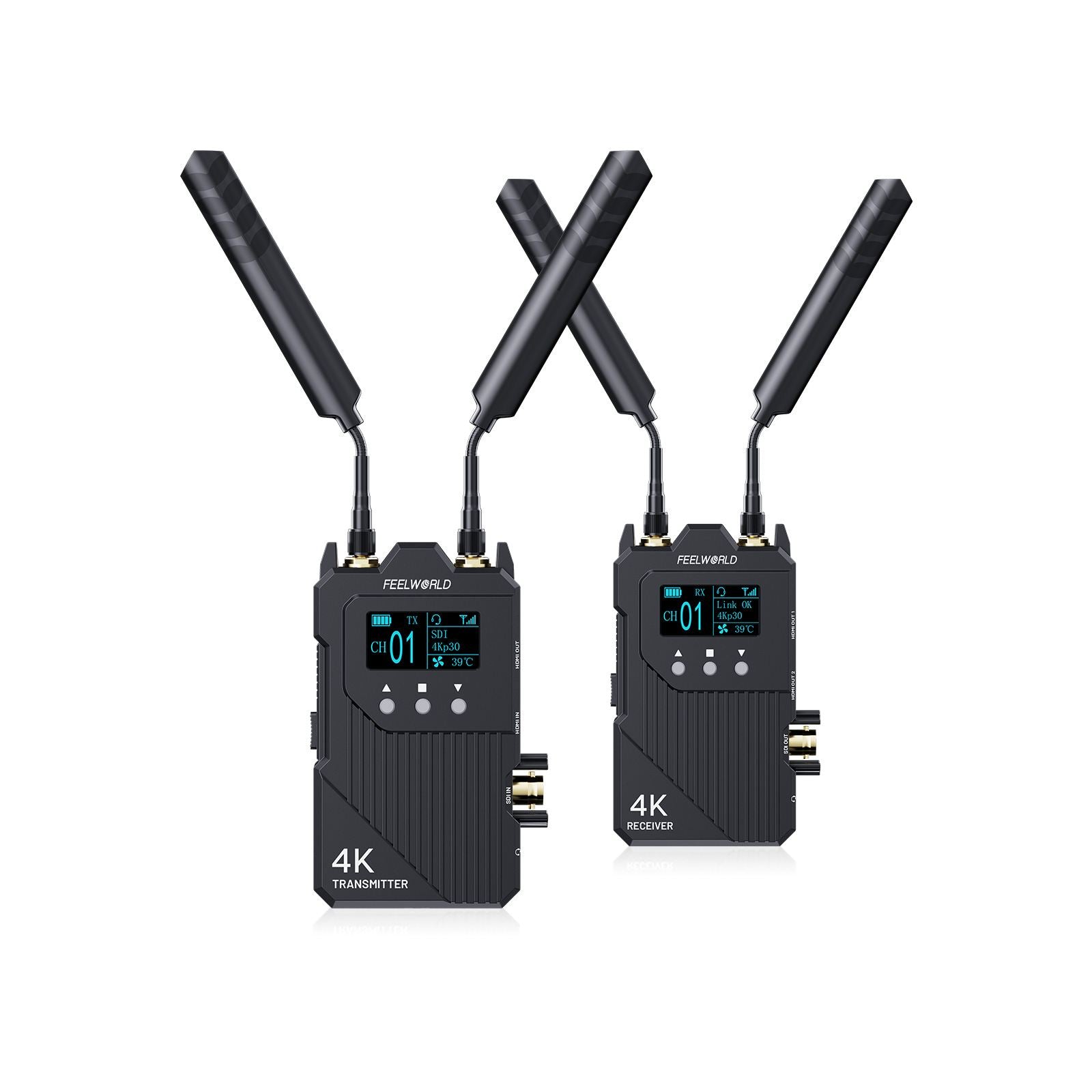 FeelWorld WT1S transmetteur vidéo 4K SDI HDMI intercom