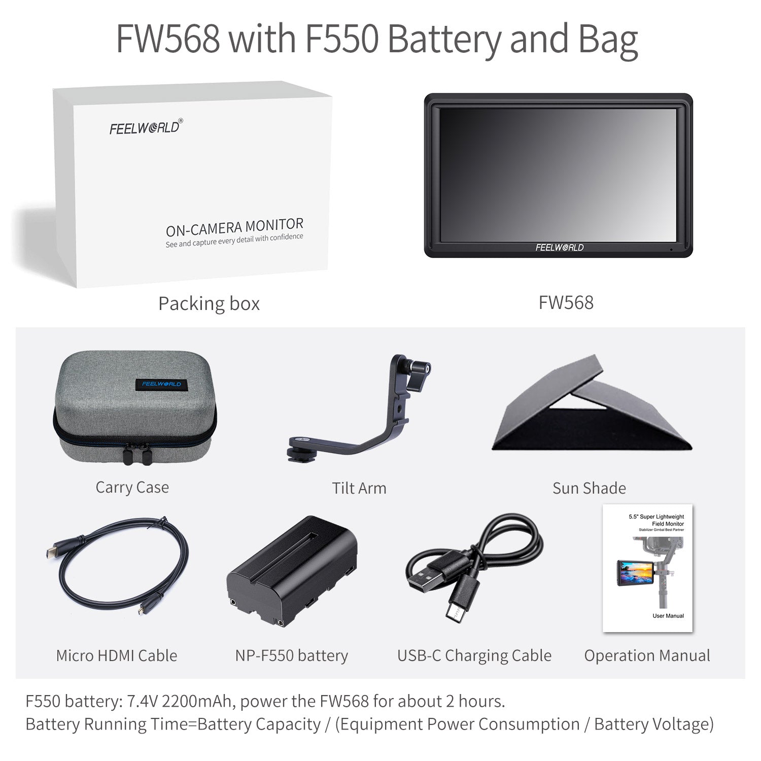FeelWorld Accessories antenne FT6 FR6 transmission vidéo
