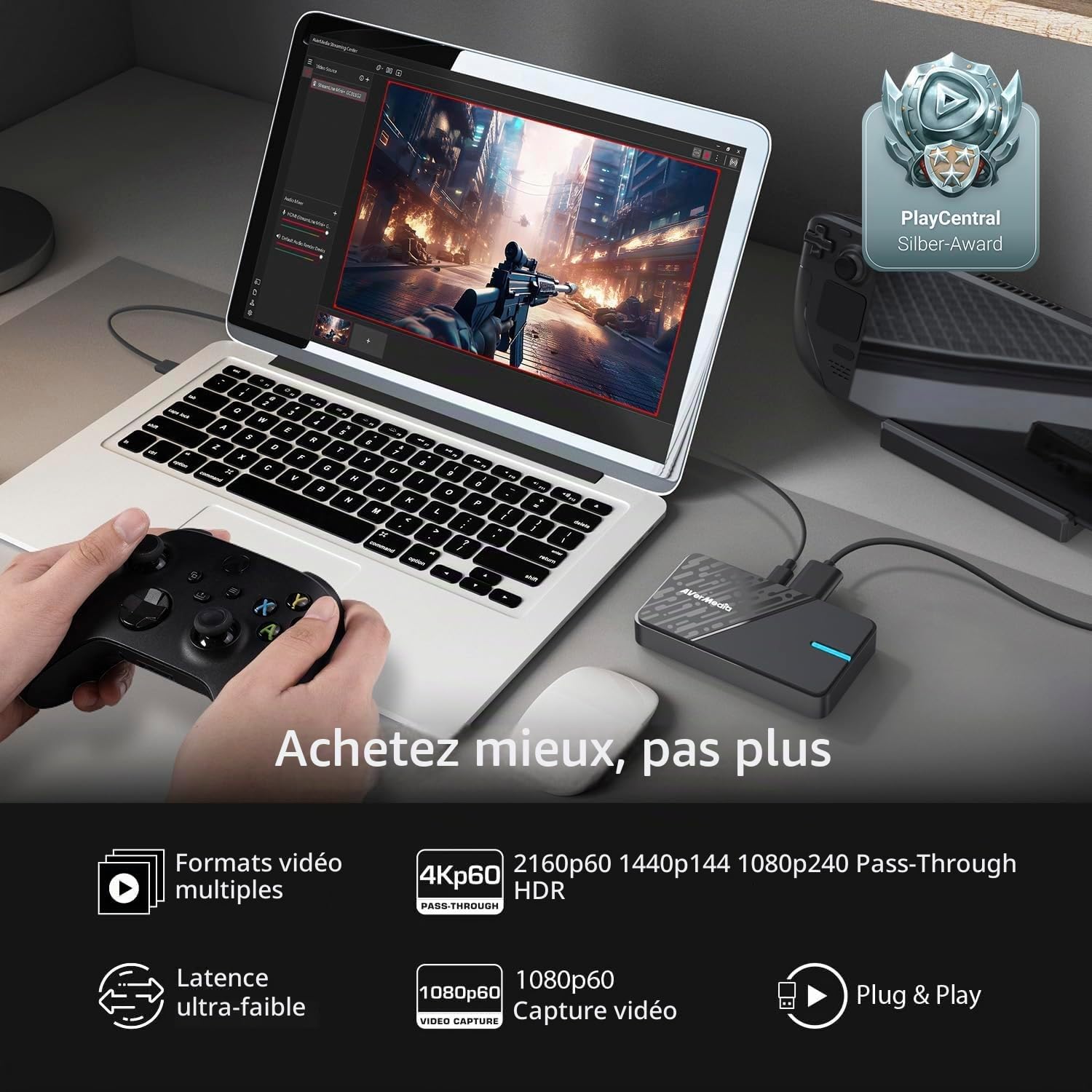 AVerMedia Live Gamer GC311G2 carte capture 4K60 HDR 1080p60