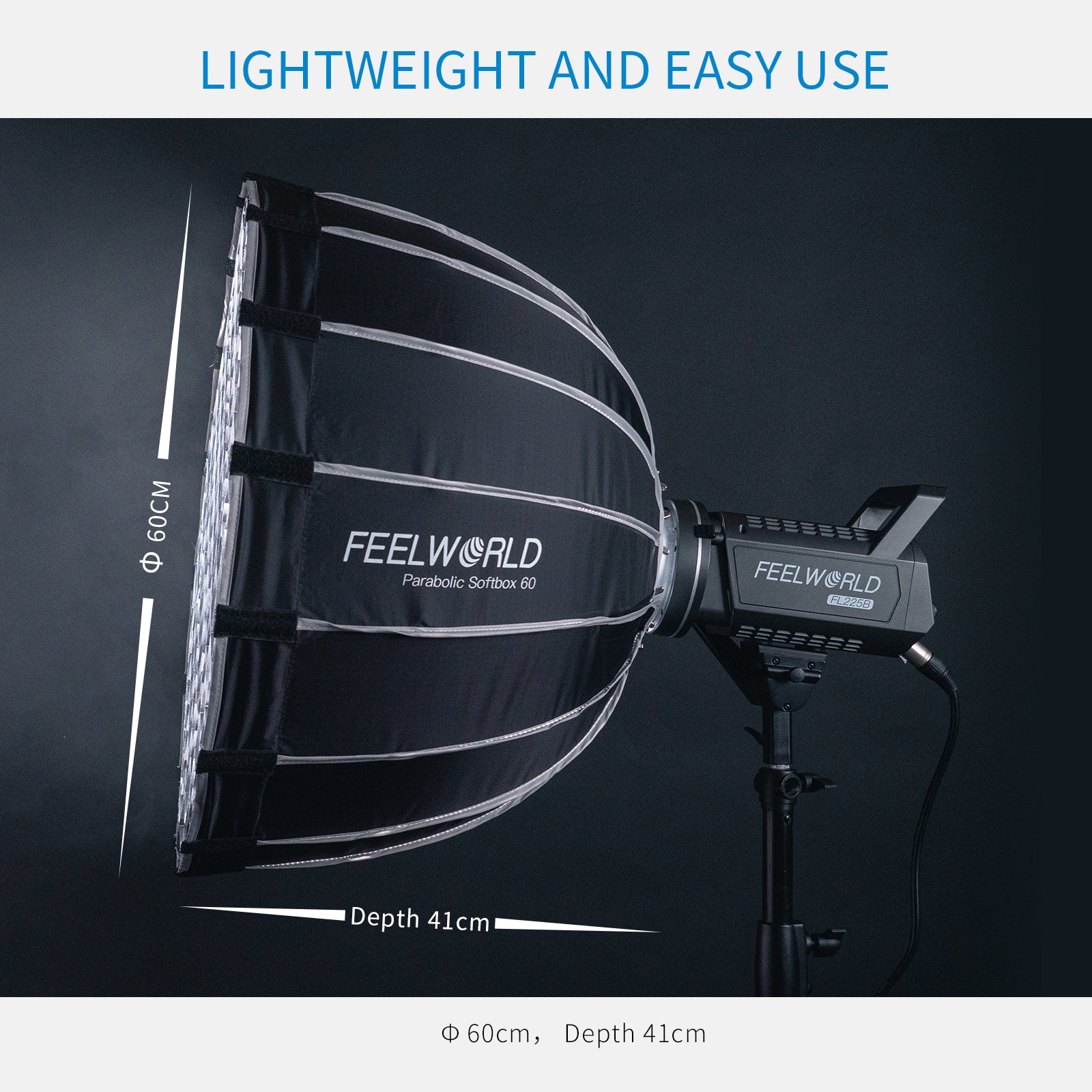 FeelWorld FSP60 softbox parabolique 60 cm Bowens