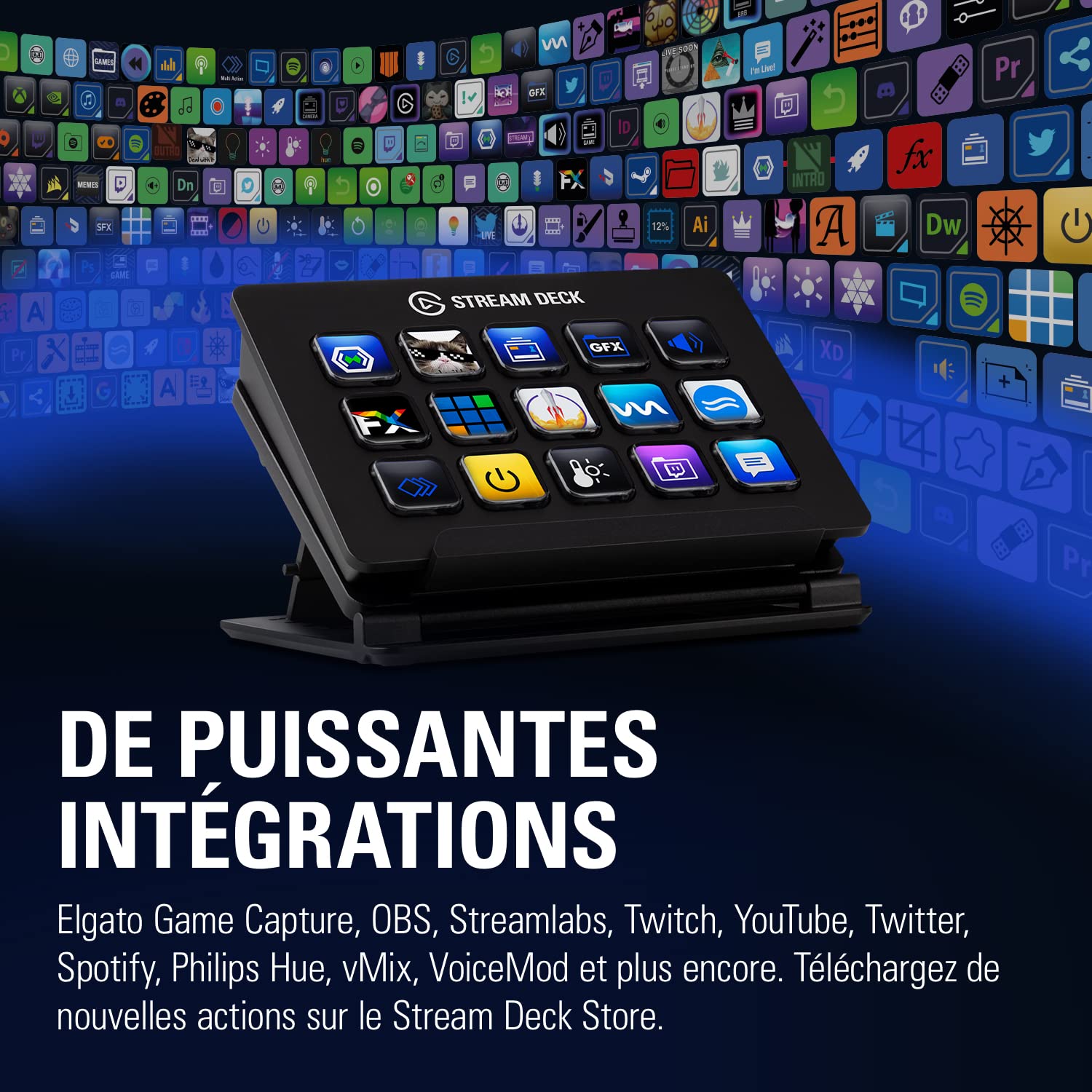 Elgato Stream Deck 15 touches contrôleur streaming LCD