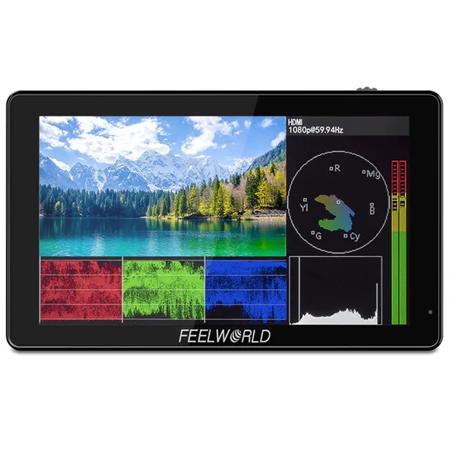 FeelWorld Broadcast Monitor LUT5 5,5" tactile 3000 nits