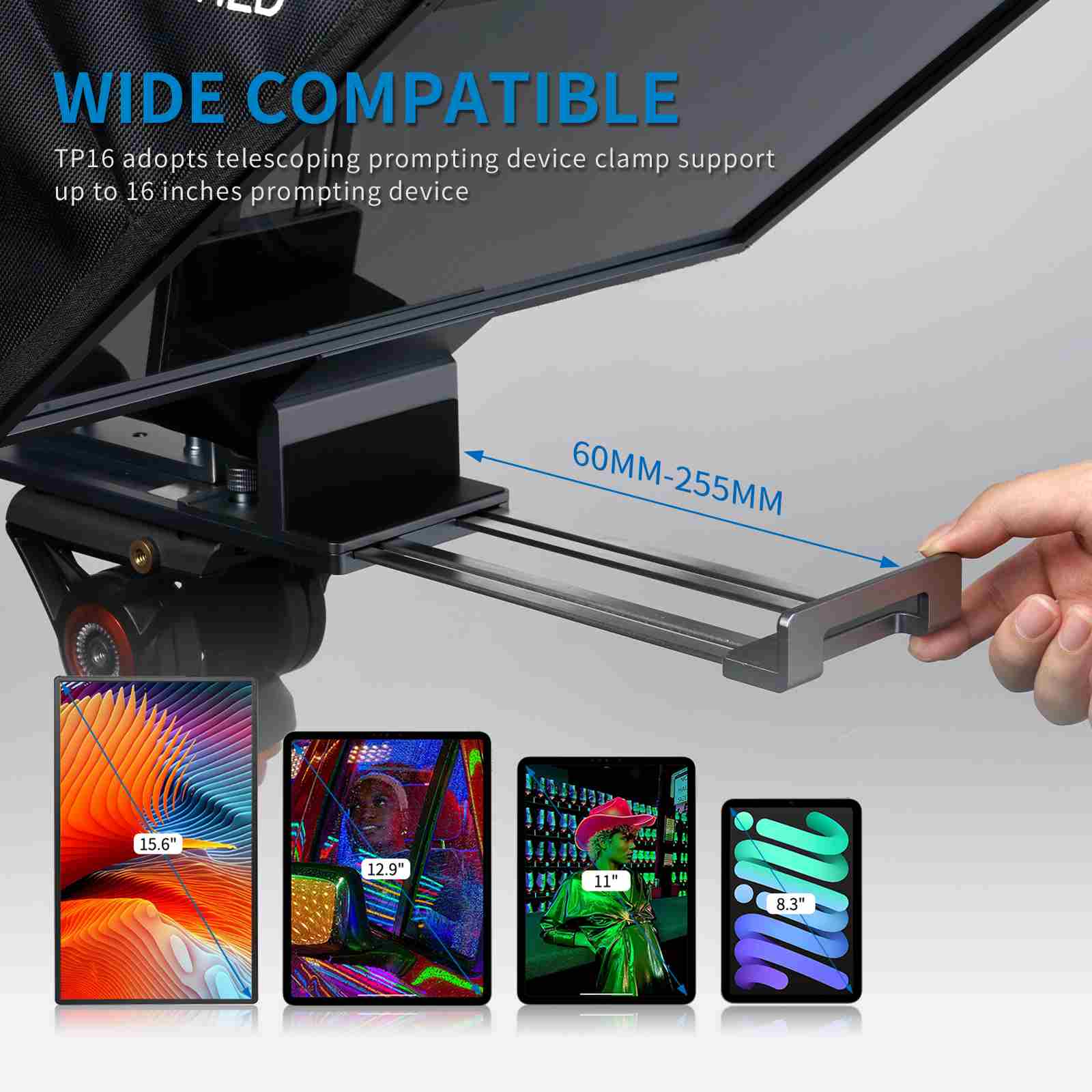 FeelWorld TP16 prompteur 16" pliable tablette DSLR