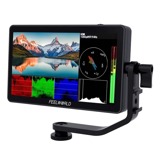 FeelWorld F6 Plus moniteur terrain tactile 6" 4K HDMI + batterie