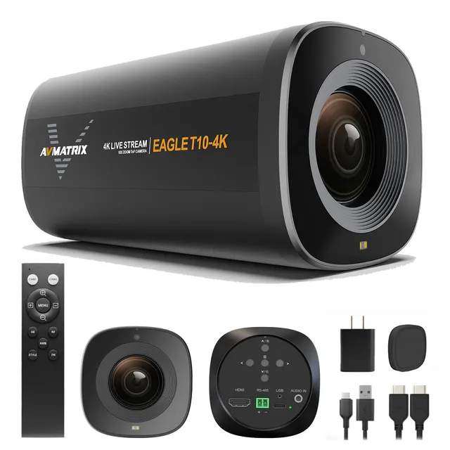 AvMatrix Eagle T10-4K caméra PTZ streaming Zoom 10x