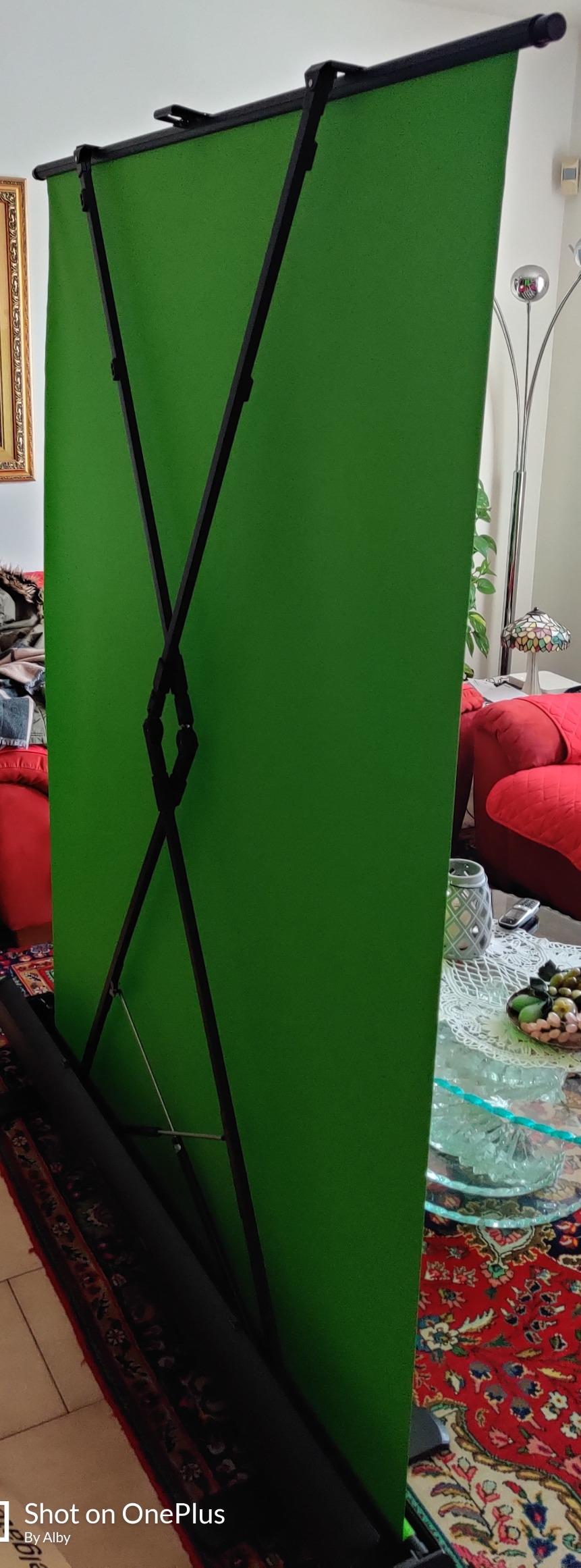 Elgato Green Screen fond vert rétractable 148x180 cm