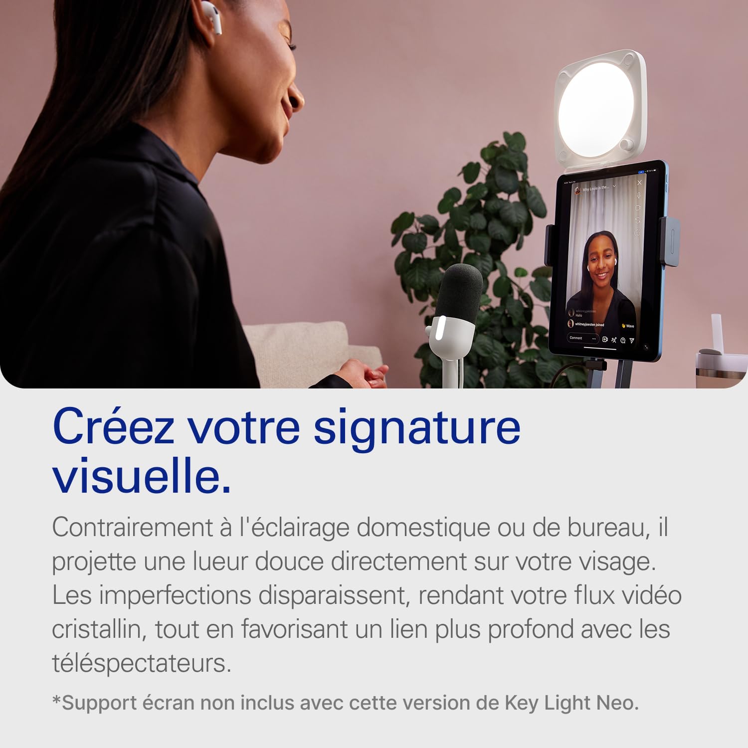 Elgato Key Light Neo panneau LED 1000 lumens sans support