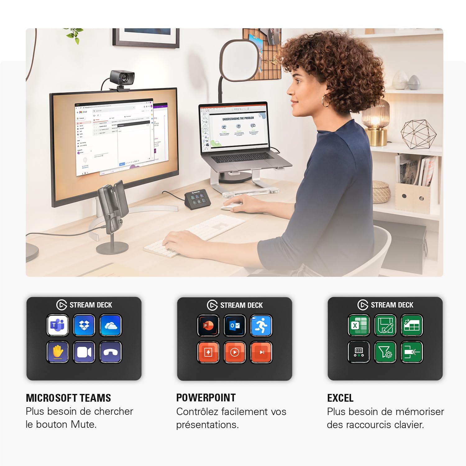 Elgato Stream Deck Mini console 6 touches LCD macros OBS