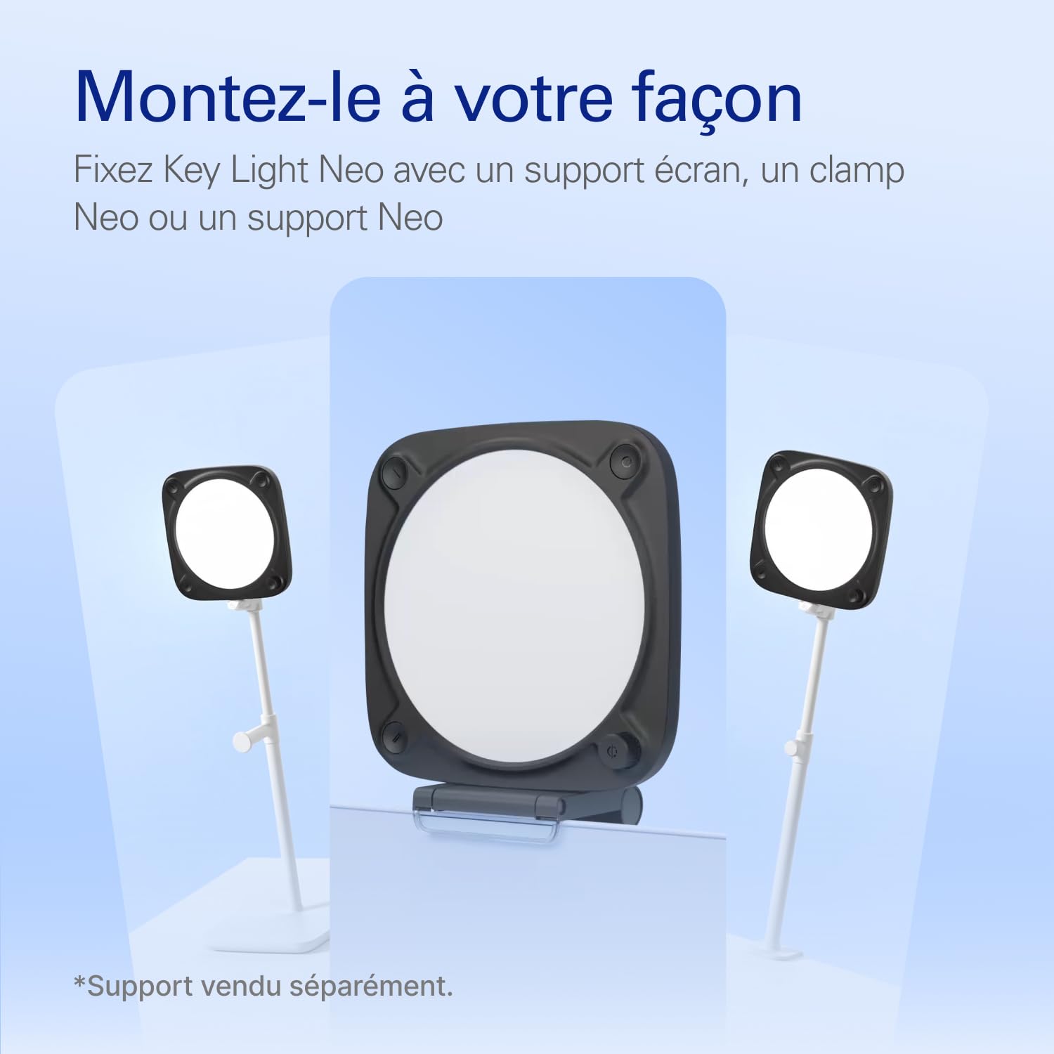 Elgato Key Light Neo lampe streaming 1000 lumens noir