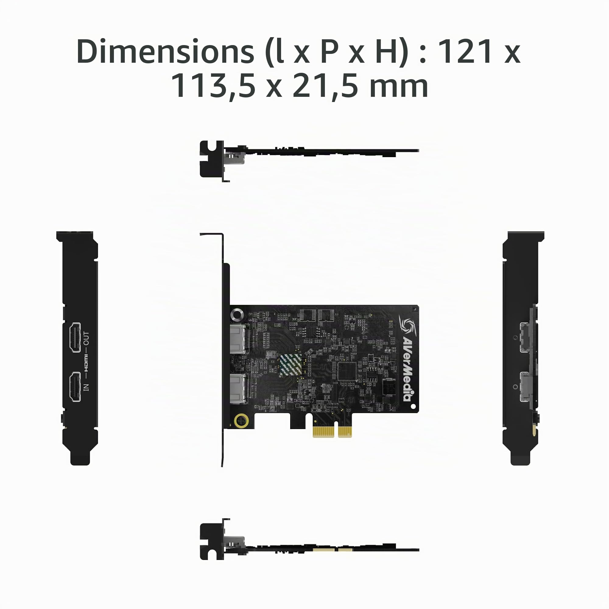 AVerMedia Streamer ULTRA GC571 carte capture PCIe 4K60
