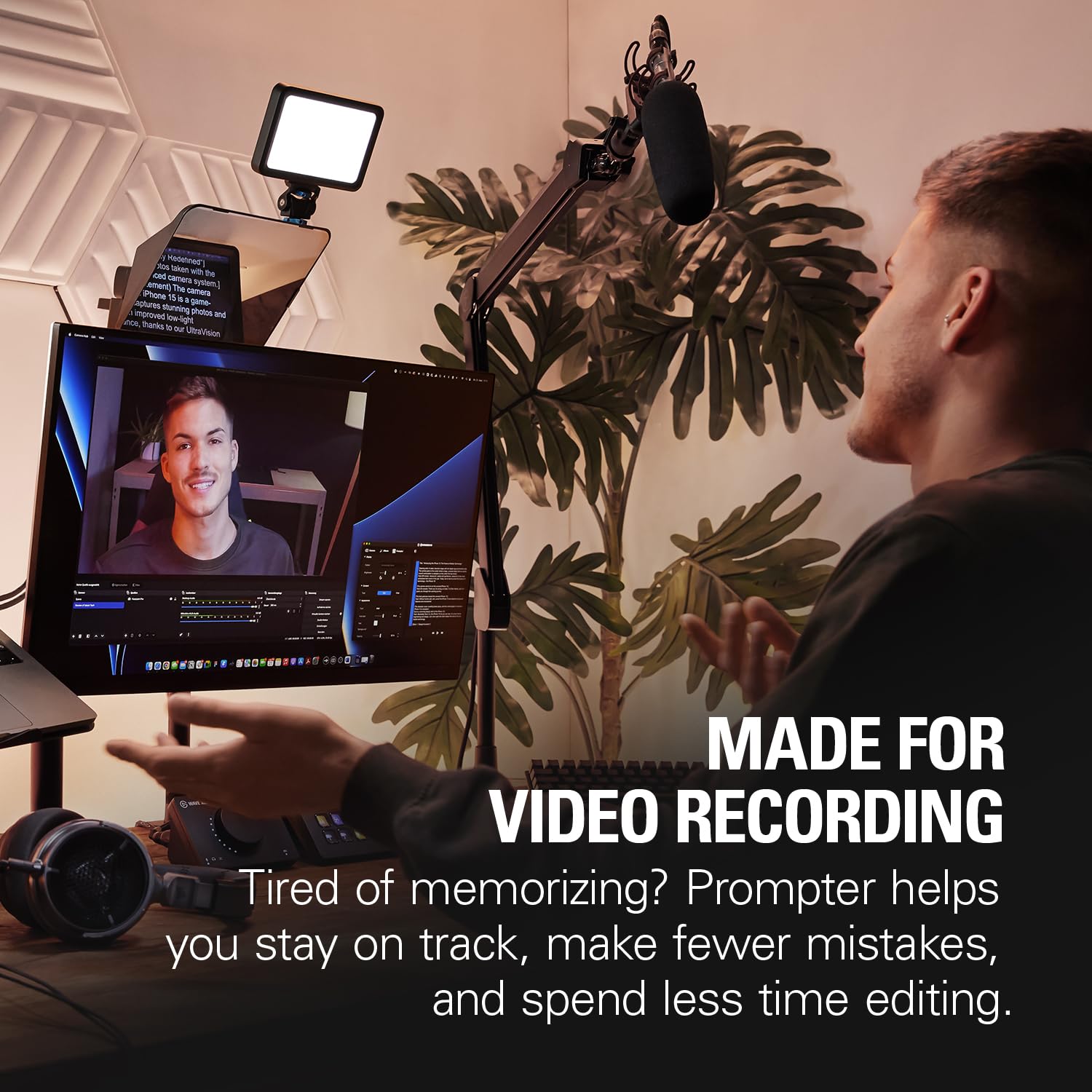 Elgato Prompter téléprompteur écran intégré streaming