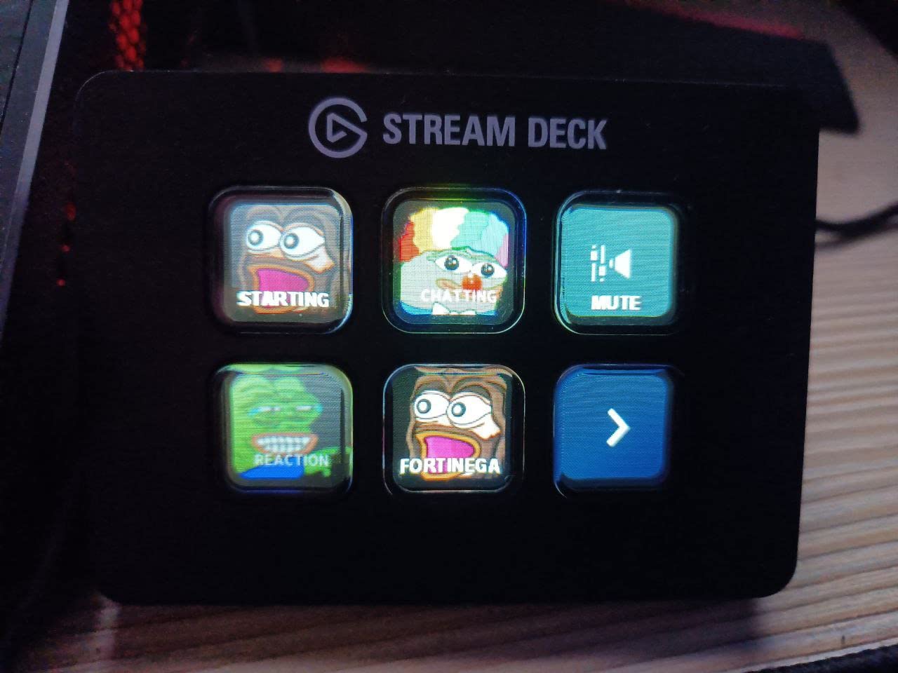 Elgato Stream Deck Mini console 6 touches LCD macros OBS