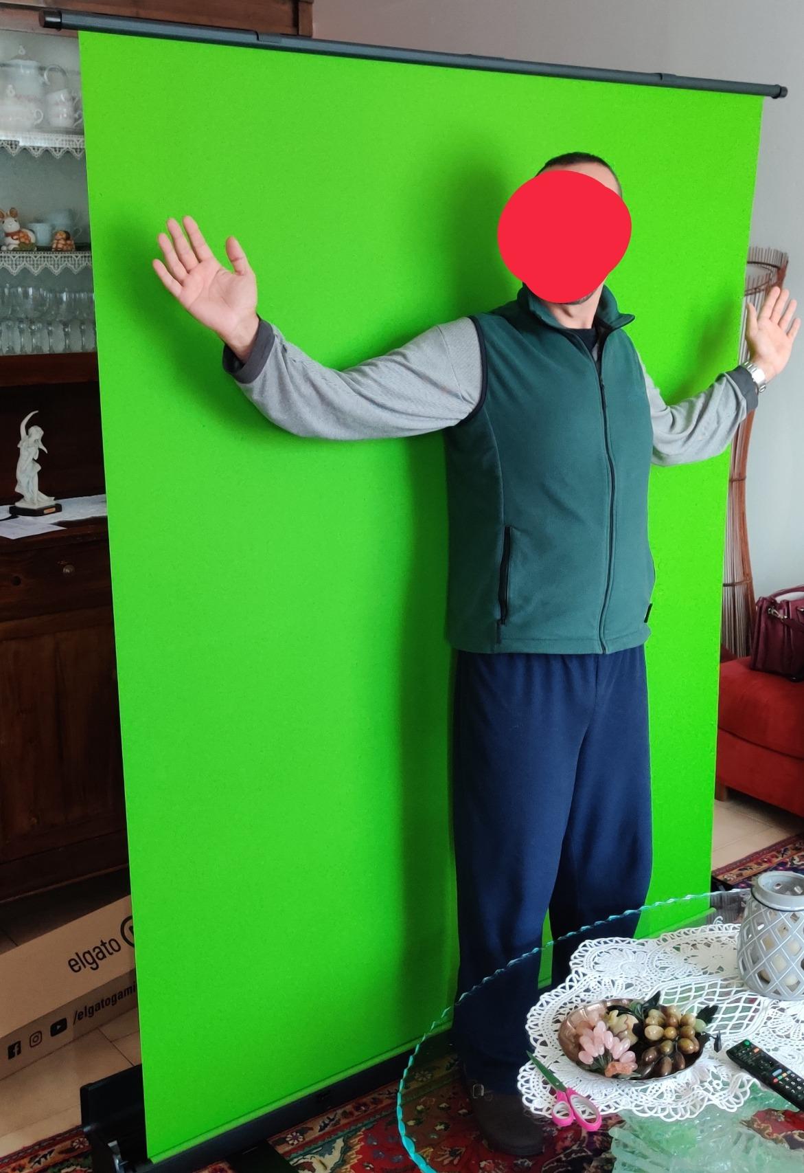 Elgato Green Screen fond vert rétractable 148x180 cm