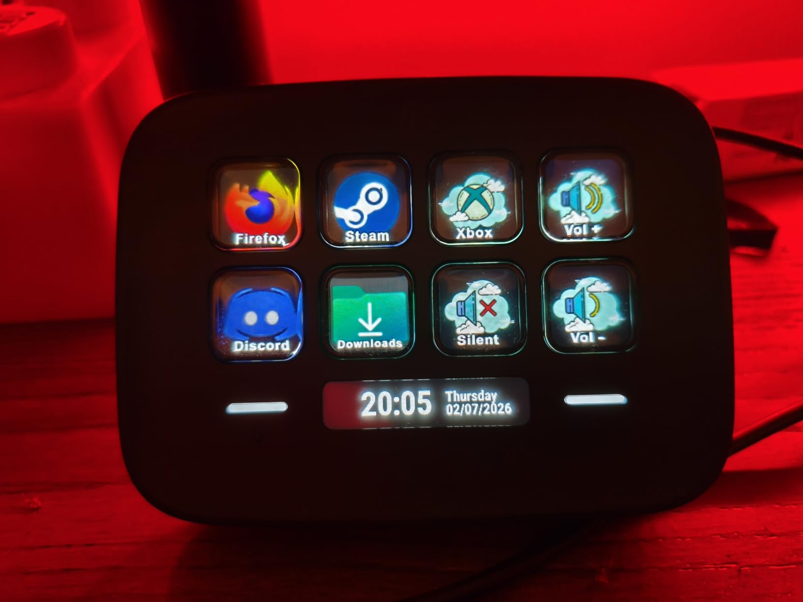 Elgato Stream Deck Neo Contrôleur 8 Touches LCD Noir