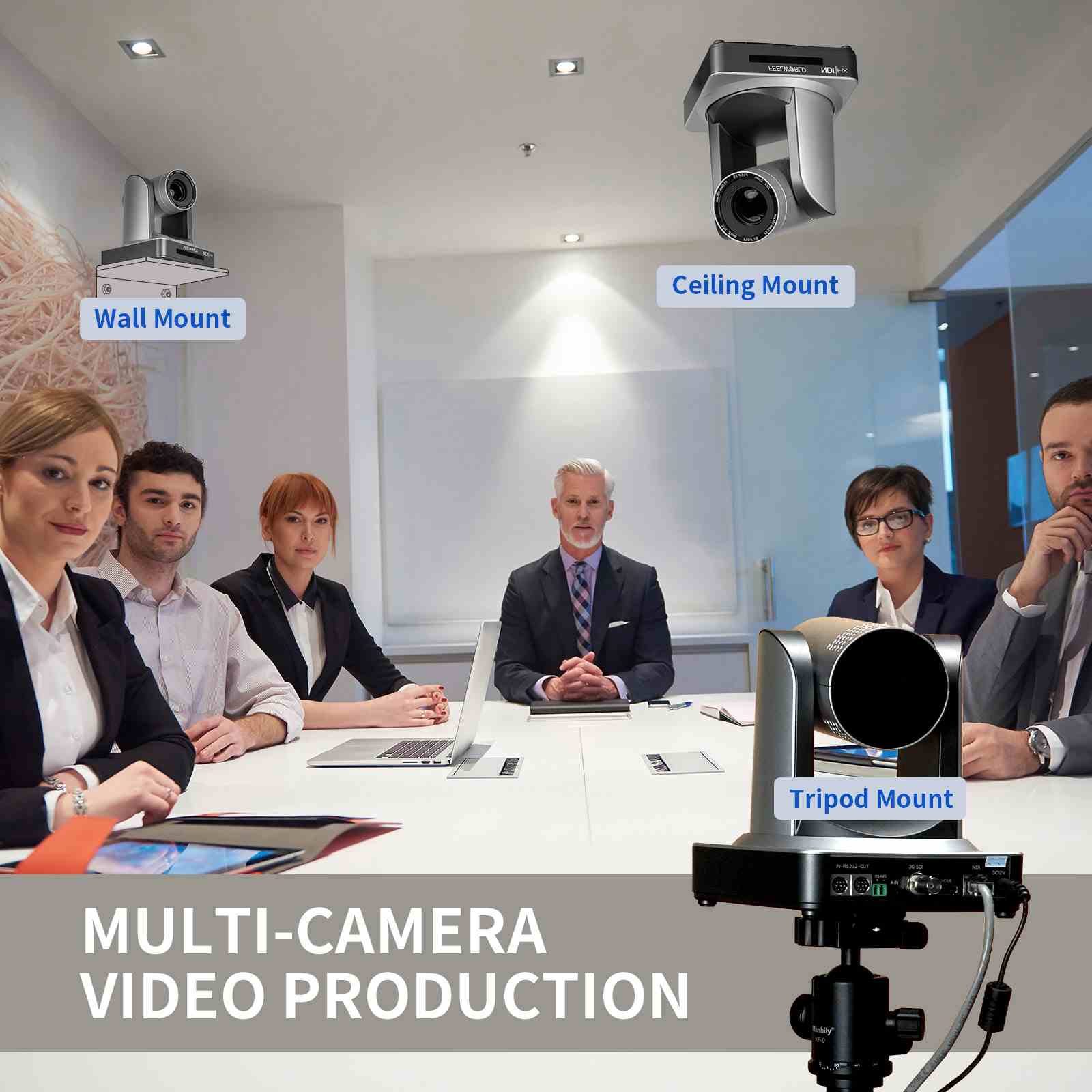 FeelWorld NDI20X caméra PTZ 20x NDI HDMI SDI direct