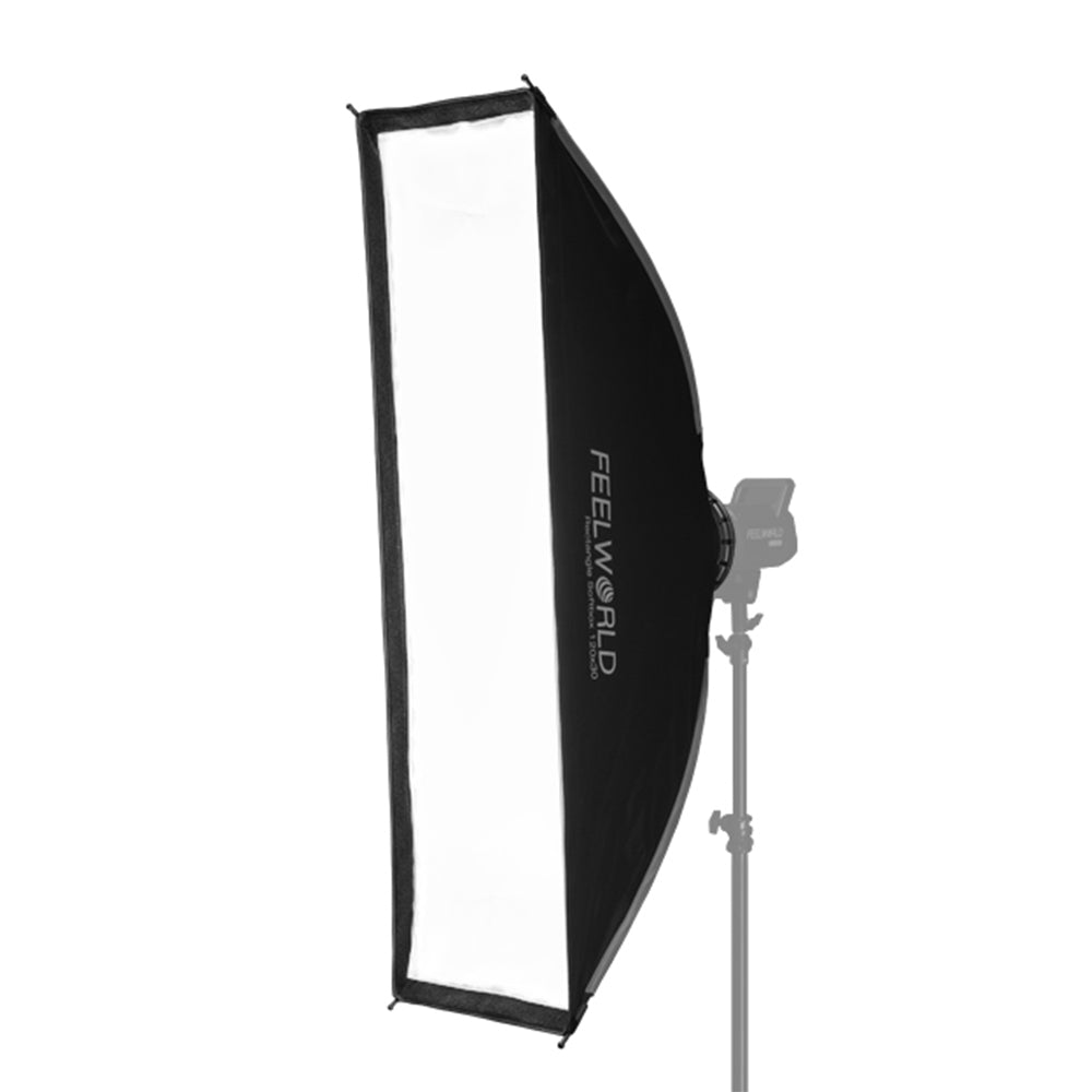FeelWorld FSR120 Softbox 30x120cm Bowens + Grille