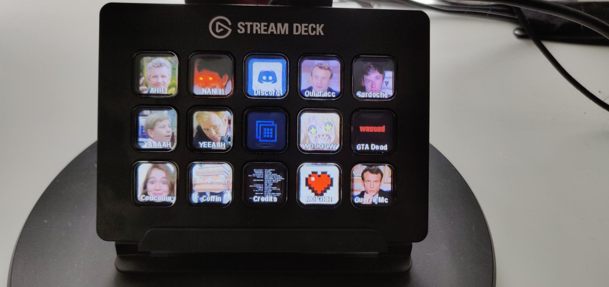 Elgato Stream Deck 15 touches contrôleur streaming LCD