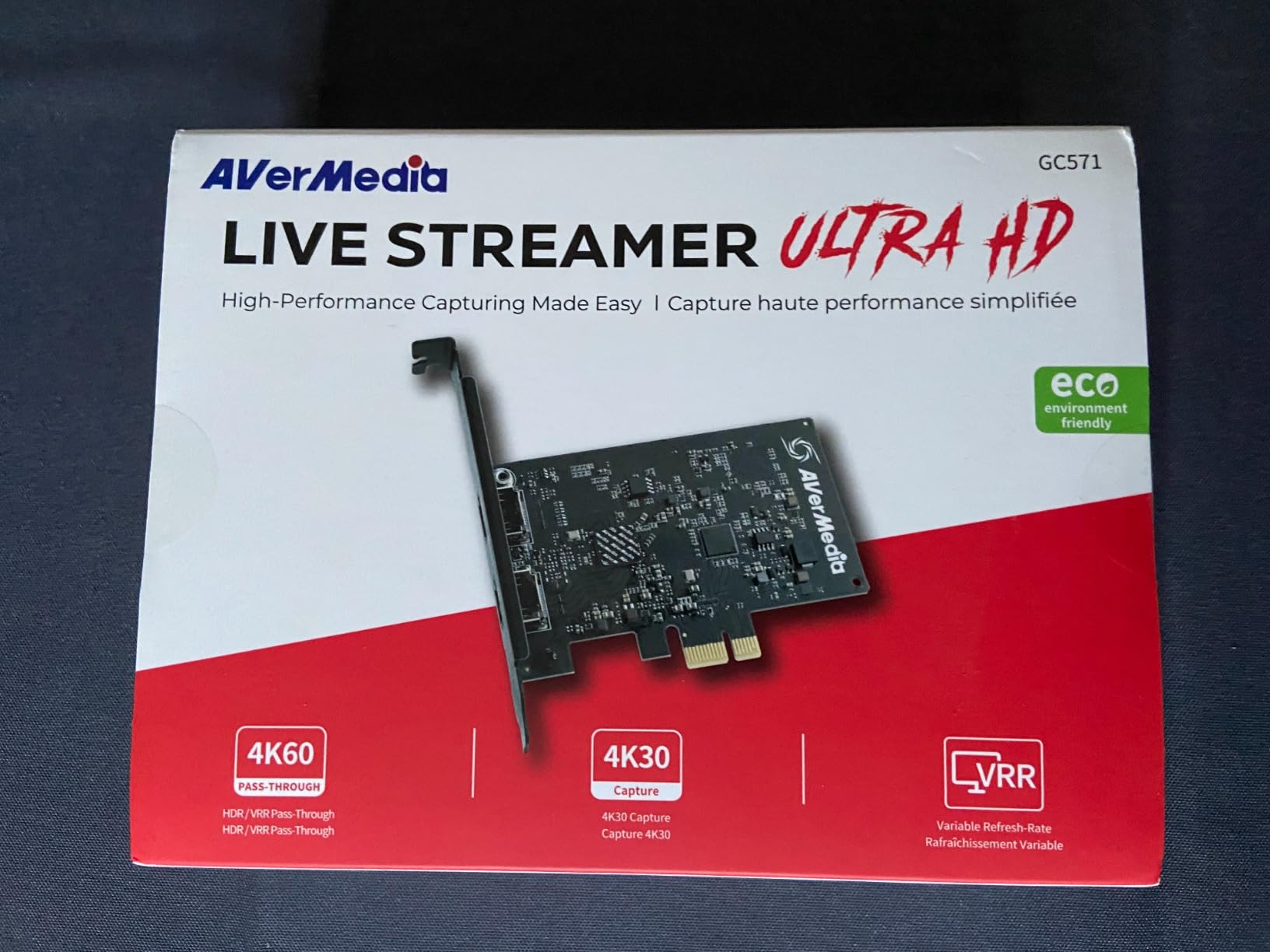 AVerMedia Streamer ULTRA GC571 carte capture PCIe 4K60