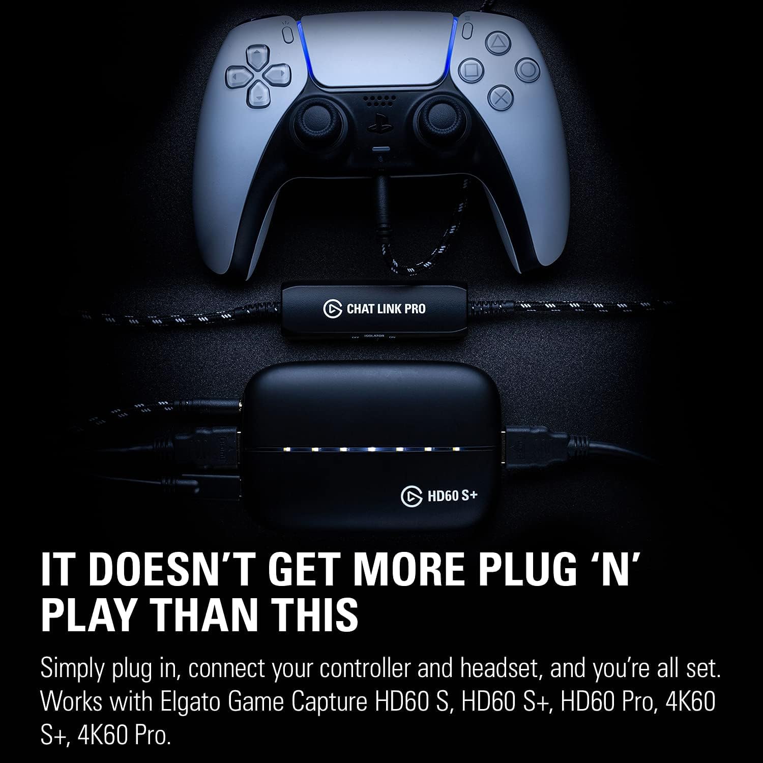 Elgato Chat Link Pro adaptateur audio PS5 PS4 Switch