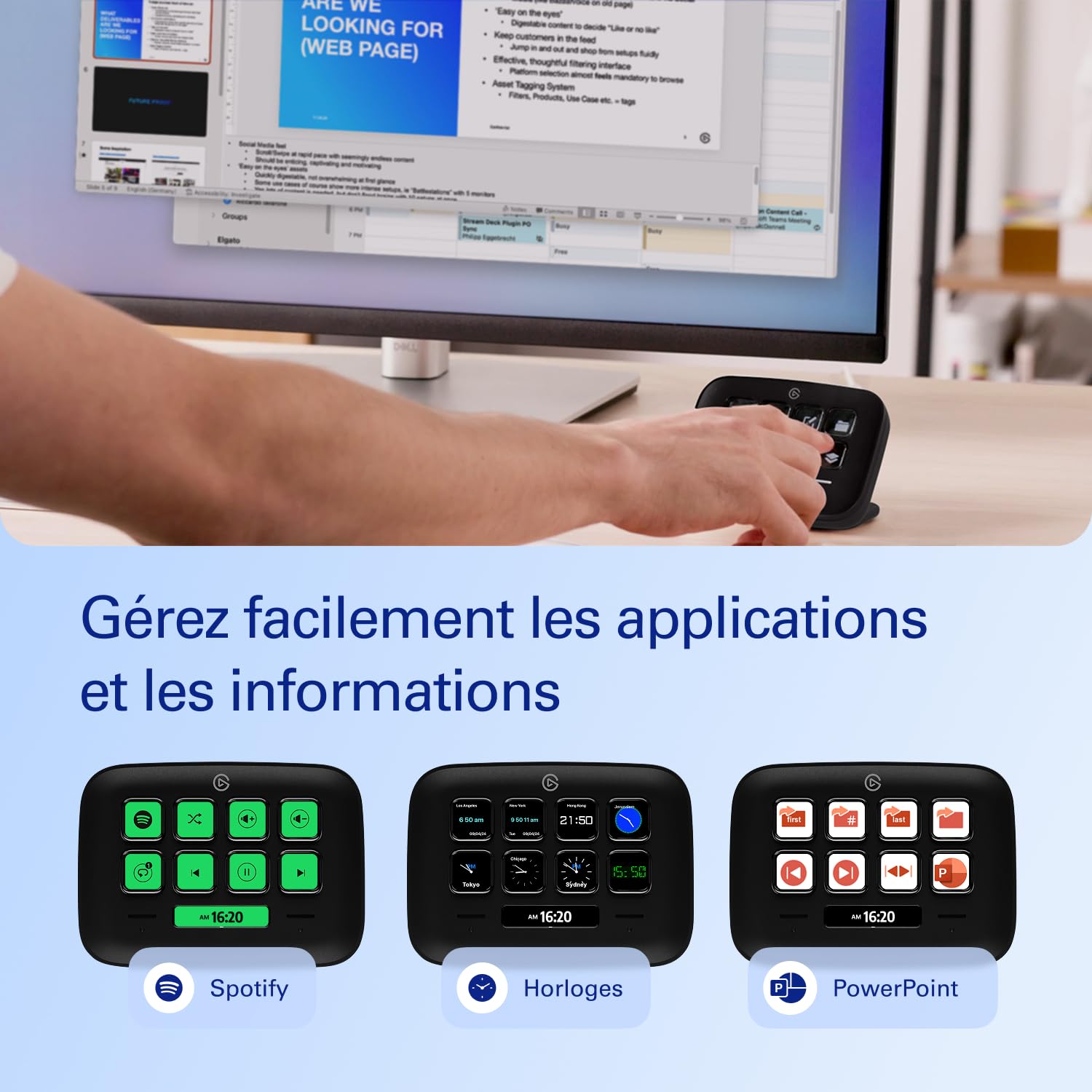 Elgato Stream Deck Neo Contrôleur 8 Touches LCD Noir