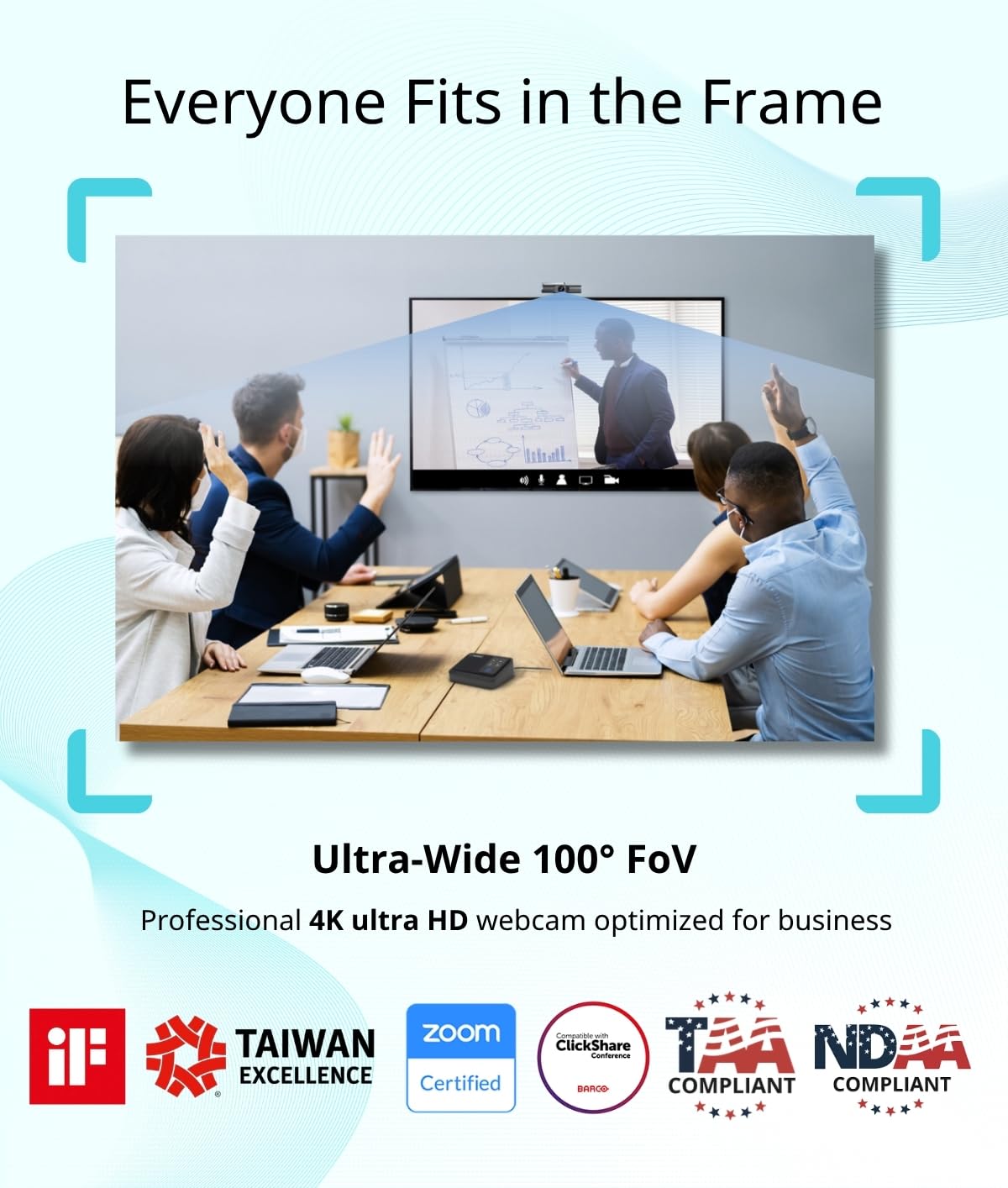 AVerMedia Live Streamer PW515 webcam 4K autofocus