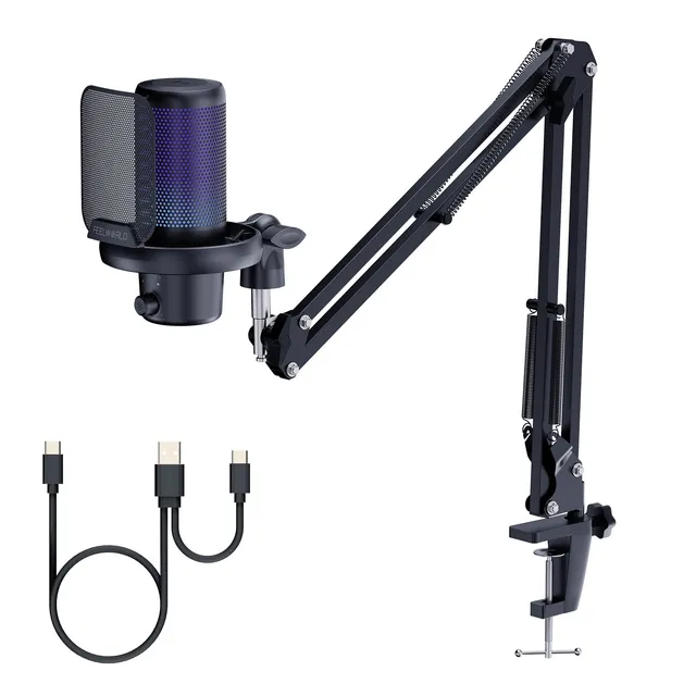 FeelWorld Live Streaming Camera VM1 microphone USB noir