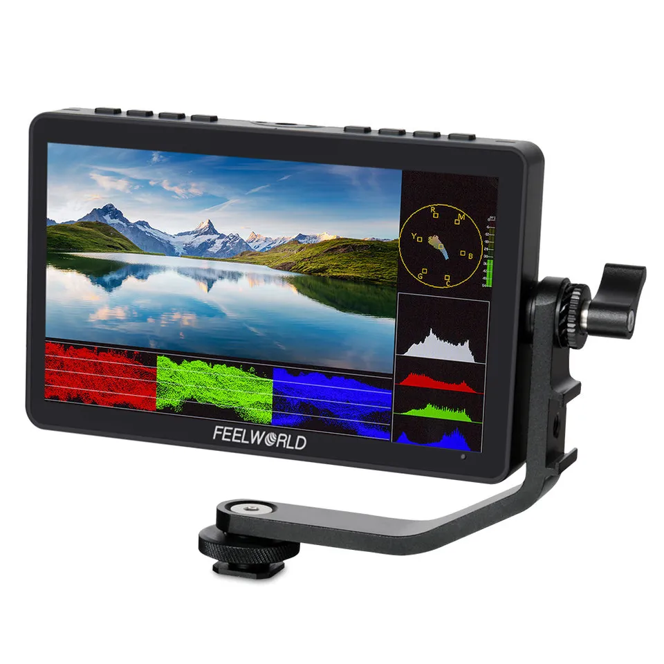 FeelWorld F5 PRO V4 moniteur terrain 6 pouces tactile + batterie F750