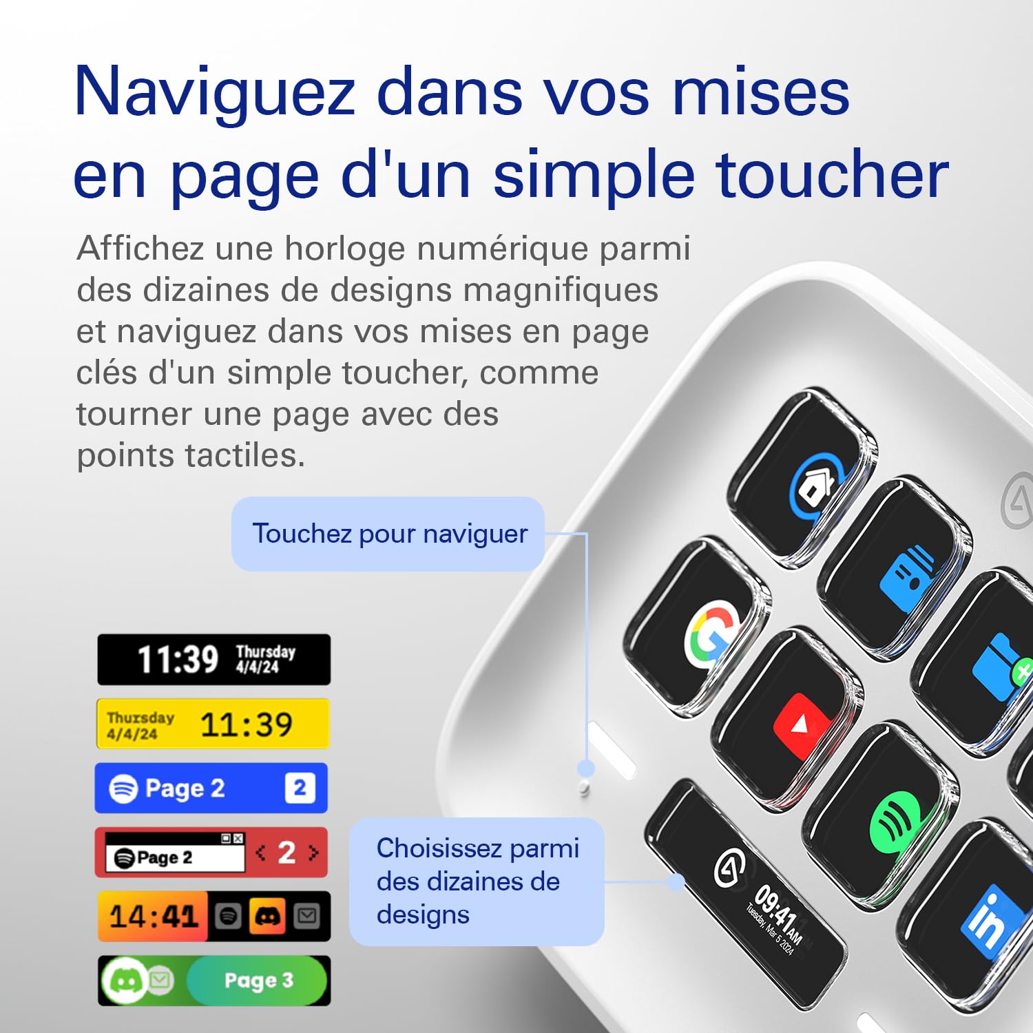 Elgato Stream Deck Neo contrôleur 8 touches USB