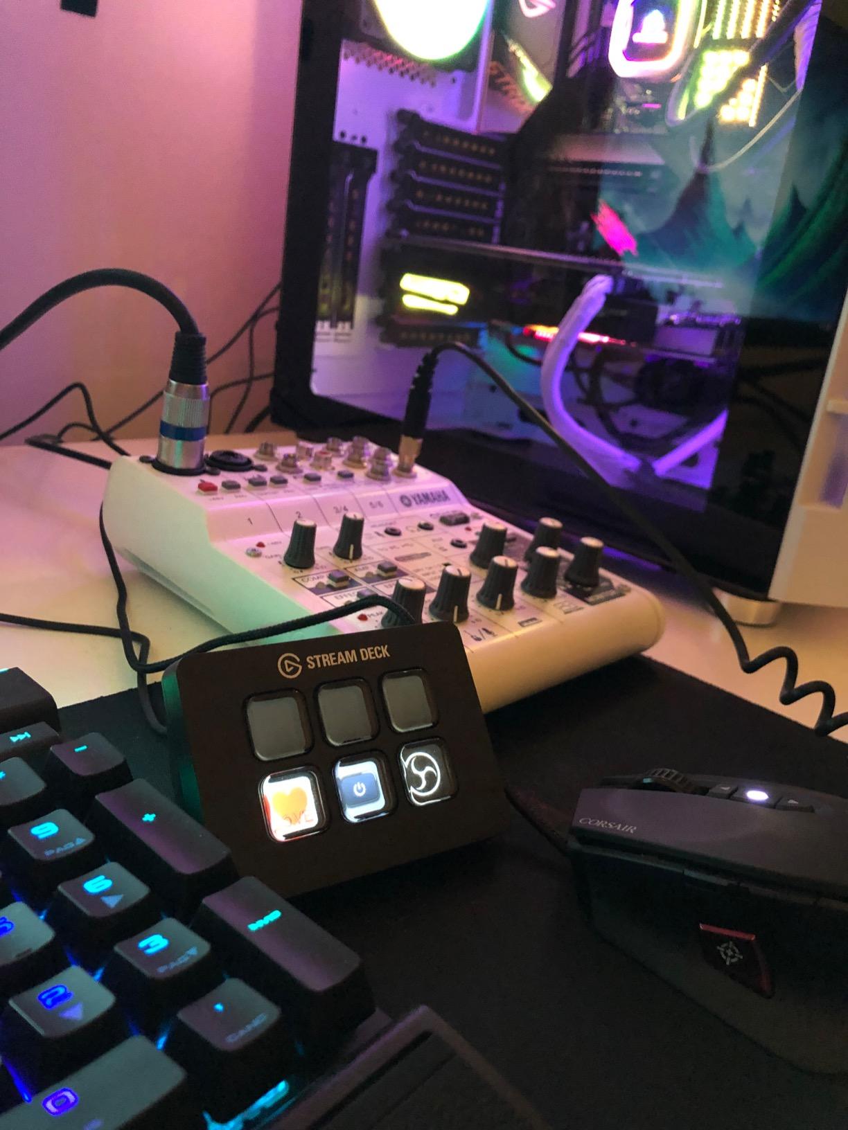 Elgato Stream Deck Mini console 6 touches LCD macros OBS