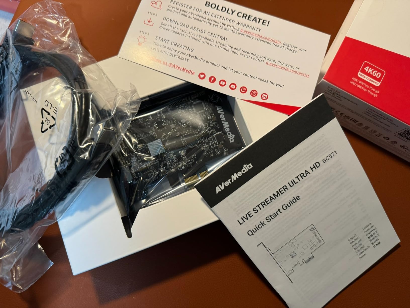 AVerMedia Streamer ULTRA GC571 carte capture PCIe 4K60