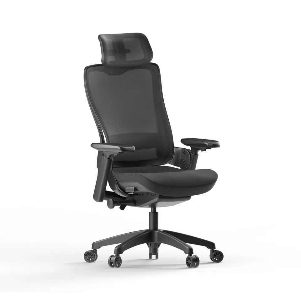 Elgato Embrace fauteuil studio ergonomique noir maille
