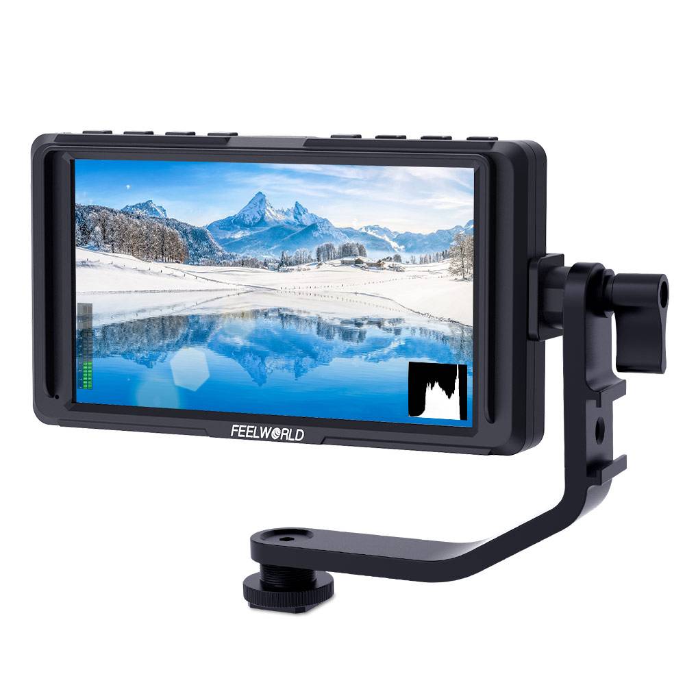 FeelWorld F5 Moniteur Terrain 5 Pouces Full HD 4K HDMI DC Out