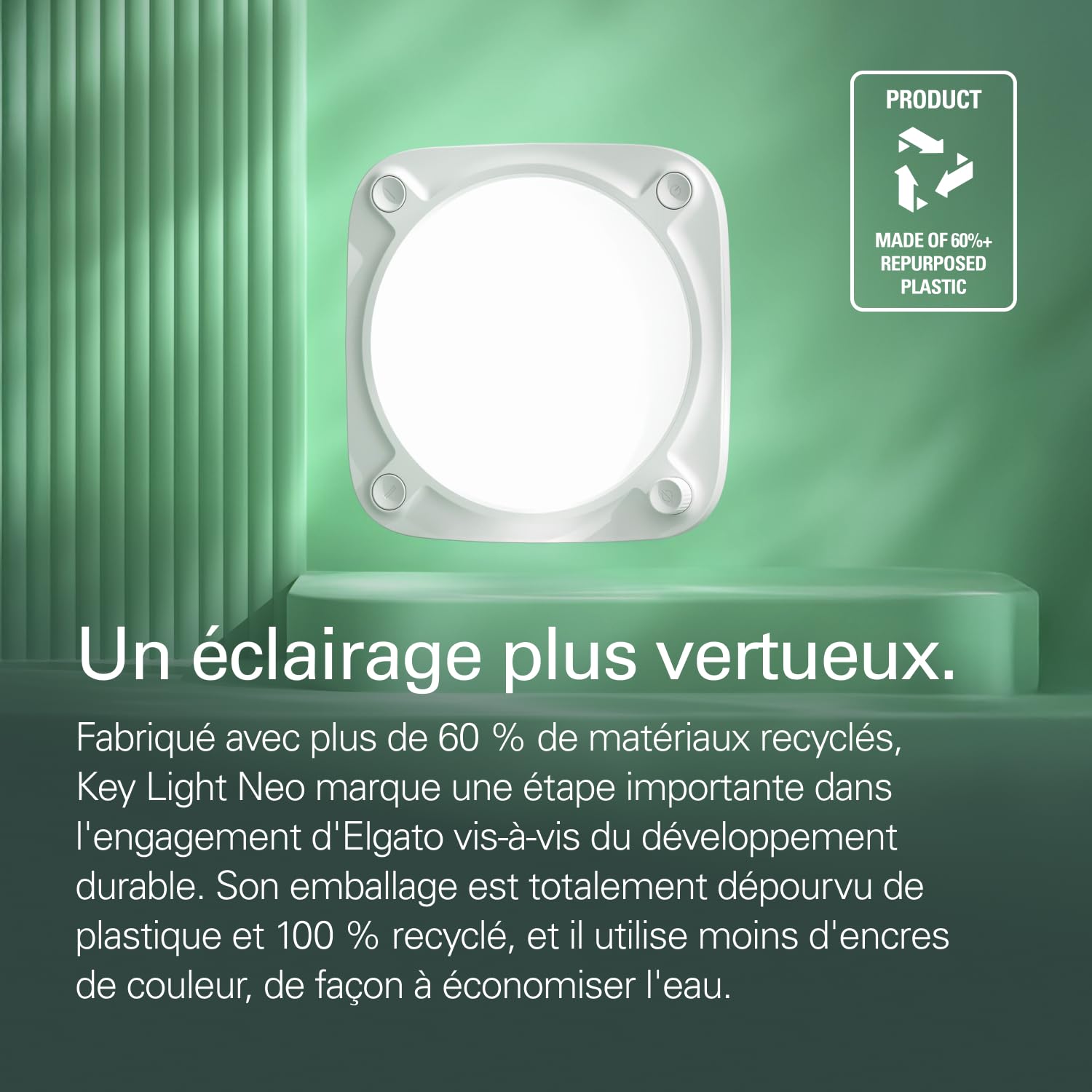 Elgato Key Light Neo panneau LED 1000 lumens sans support
