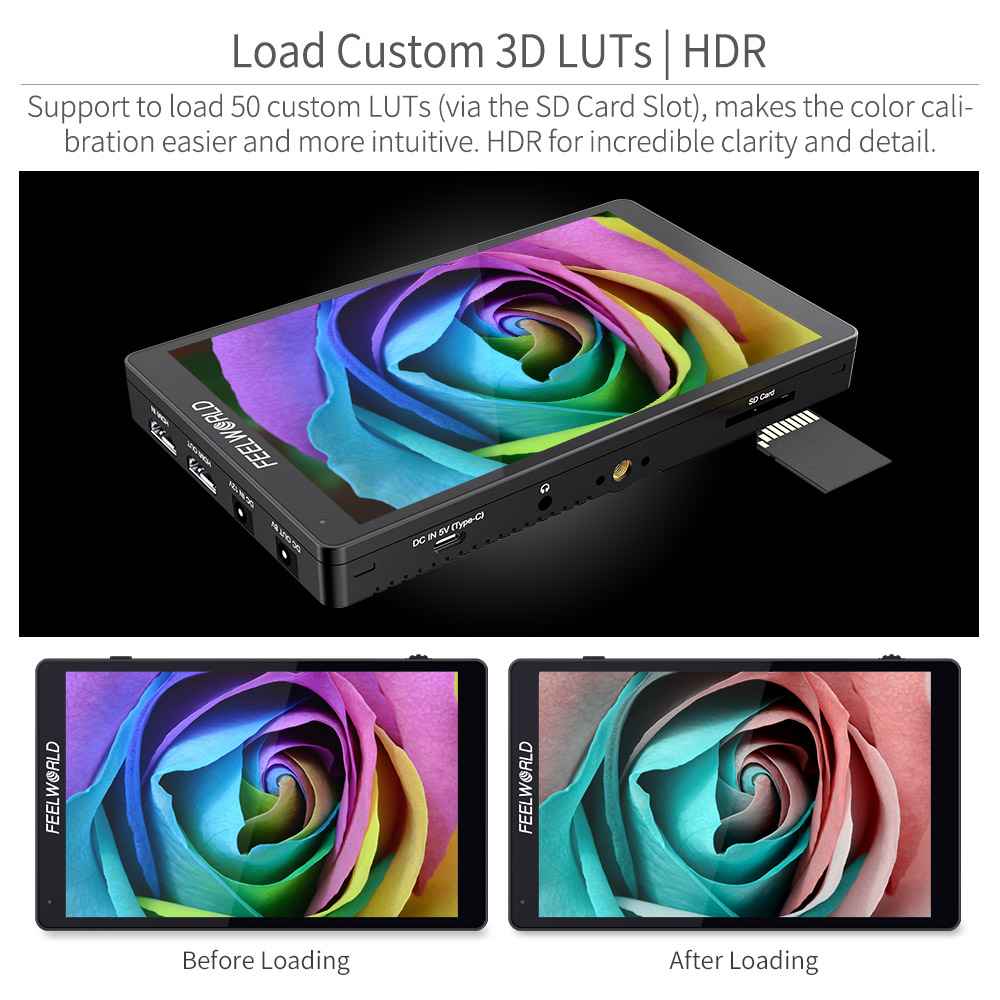 FeelWorld F7 PRO moniteur terrain 7 pouces tactile 4K + F750