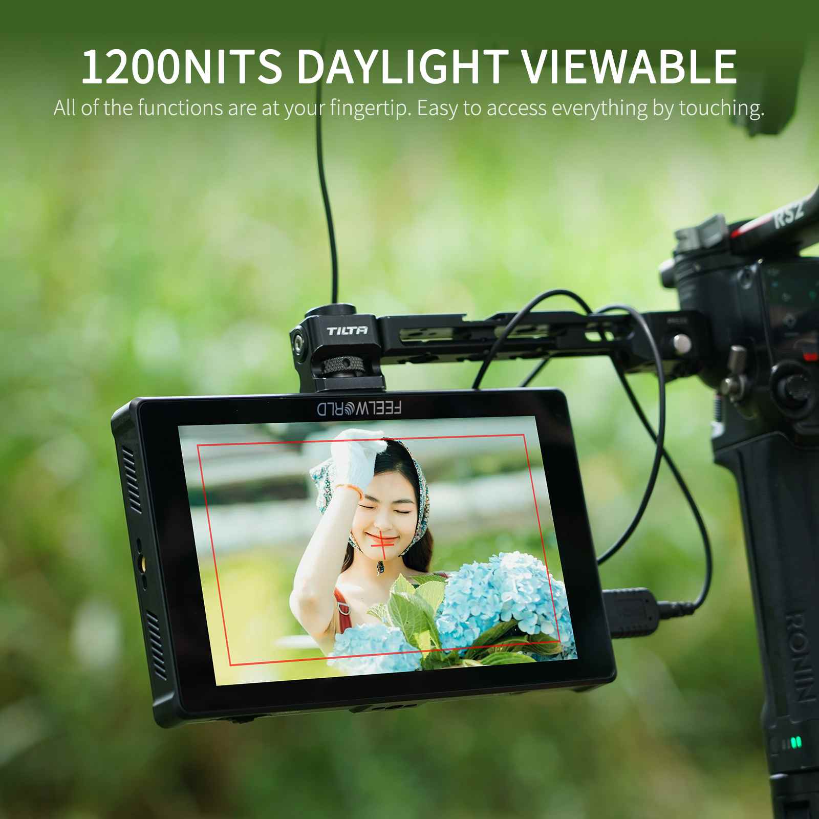 FeelWorld F7 Plus moniteur 7 pouces 1200 nits tactile 4K