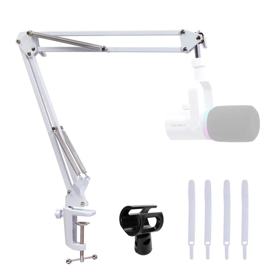 FeelWorld AMS1 bras micro articulé blanc pour PM1