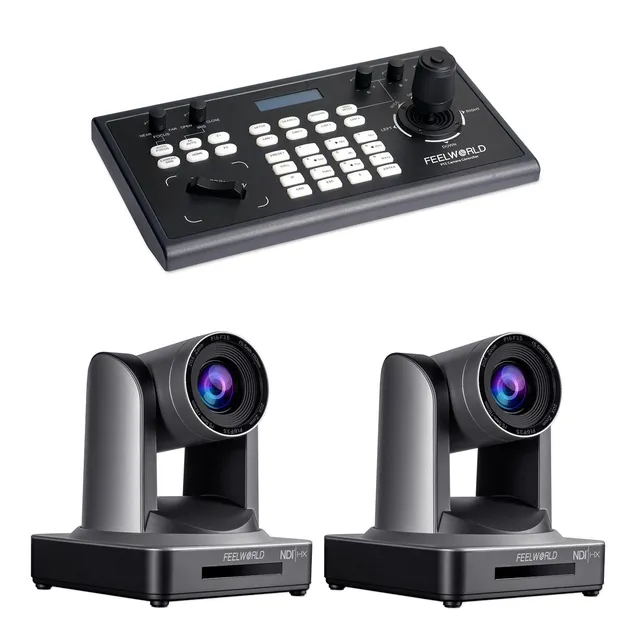 FeelWorld KBC10 + 2 NDI20X caméras PTZ 20x bundle direct