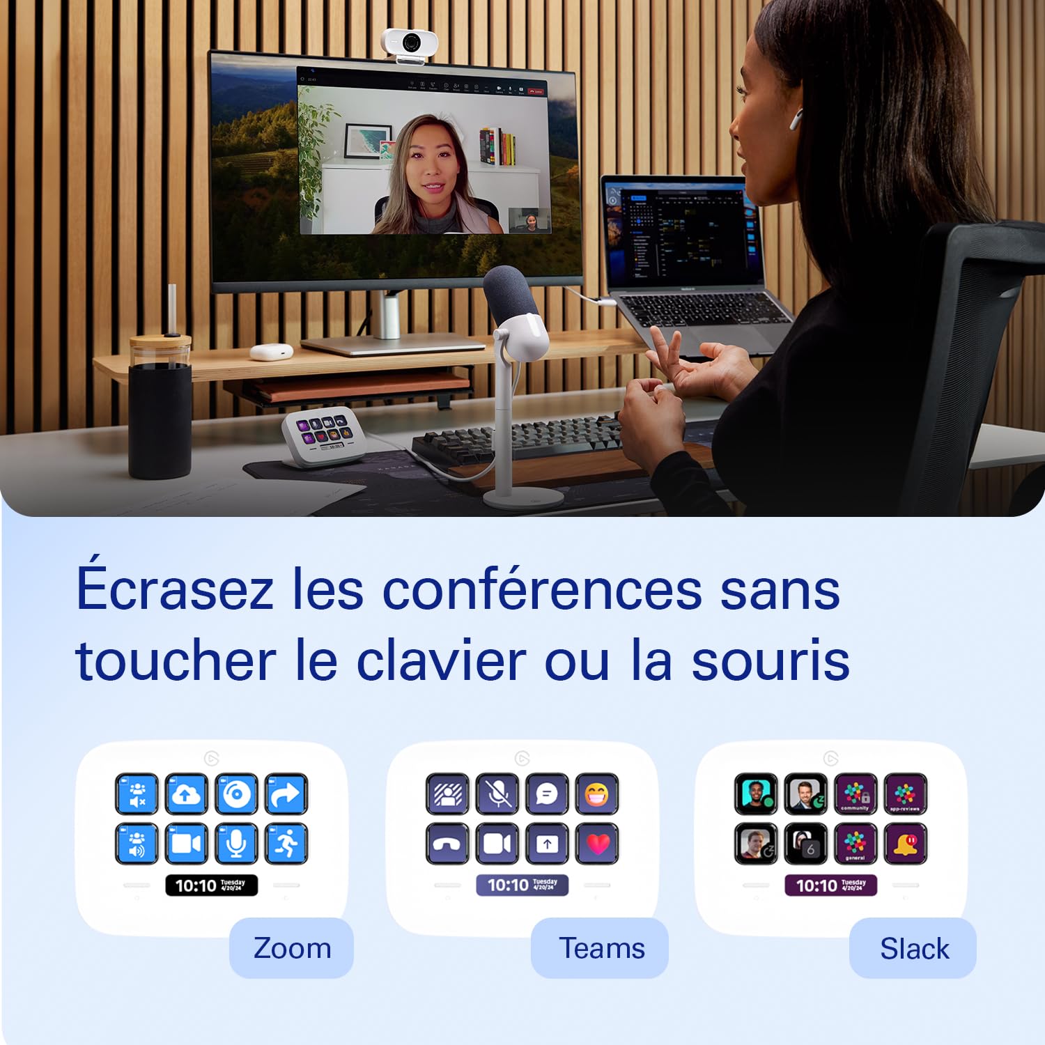 Elgato Stream Deck Neo contrôleur 8 touches USB