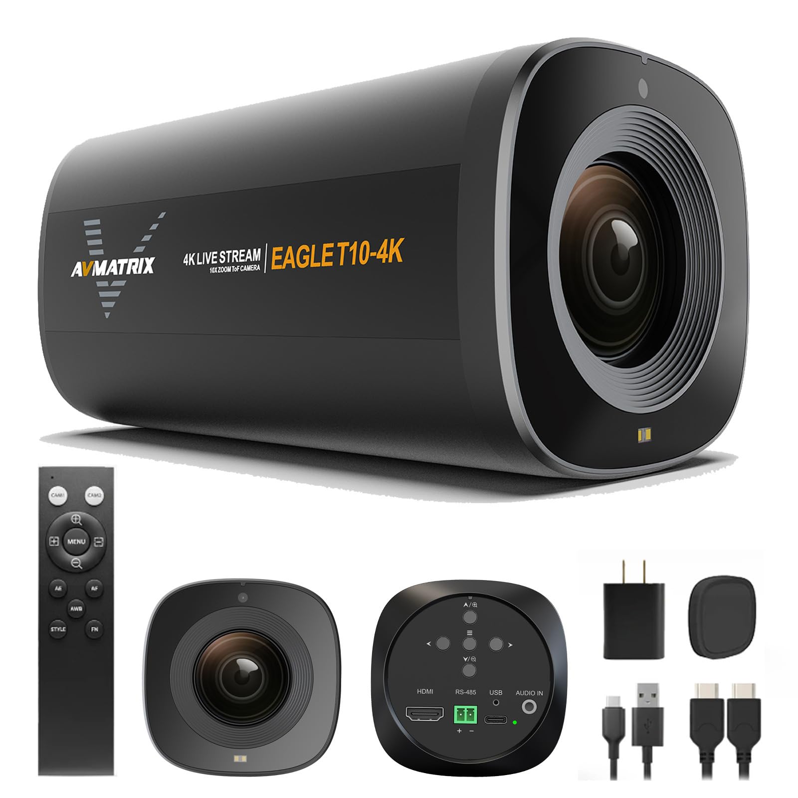 AvMatrix Eagle T10-4K caméra PTZ streaming Zoom 10x